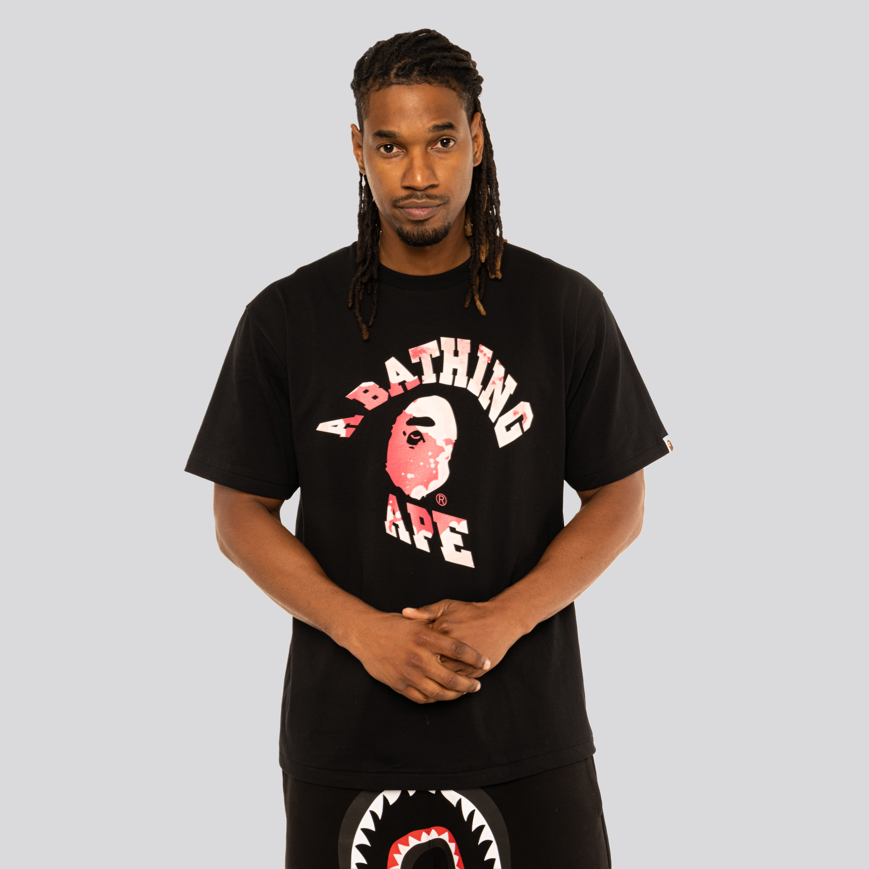 Camiseta Negra BAPE Dye Twist By Bathing Ape