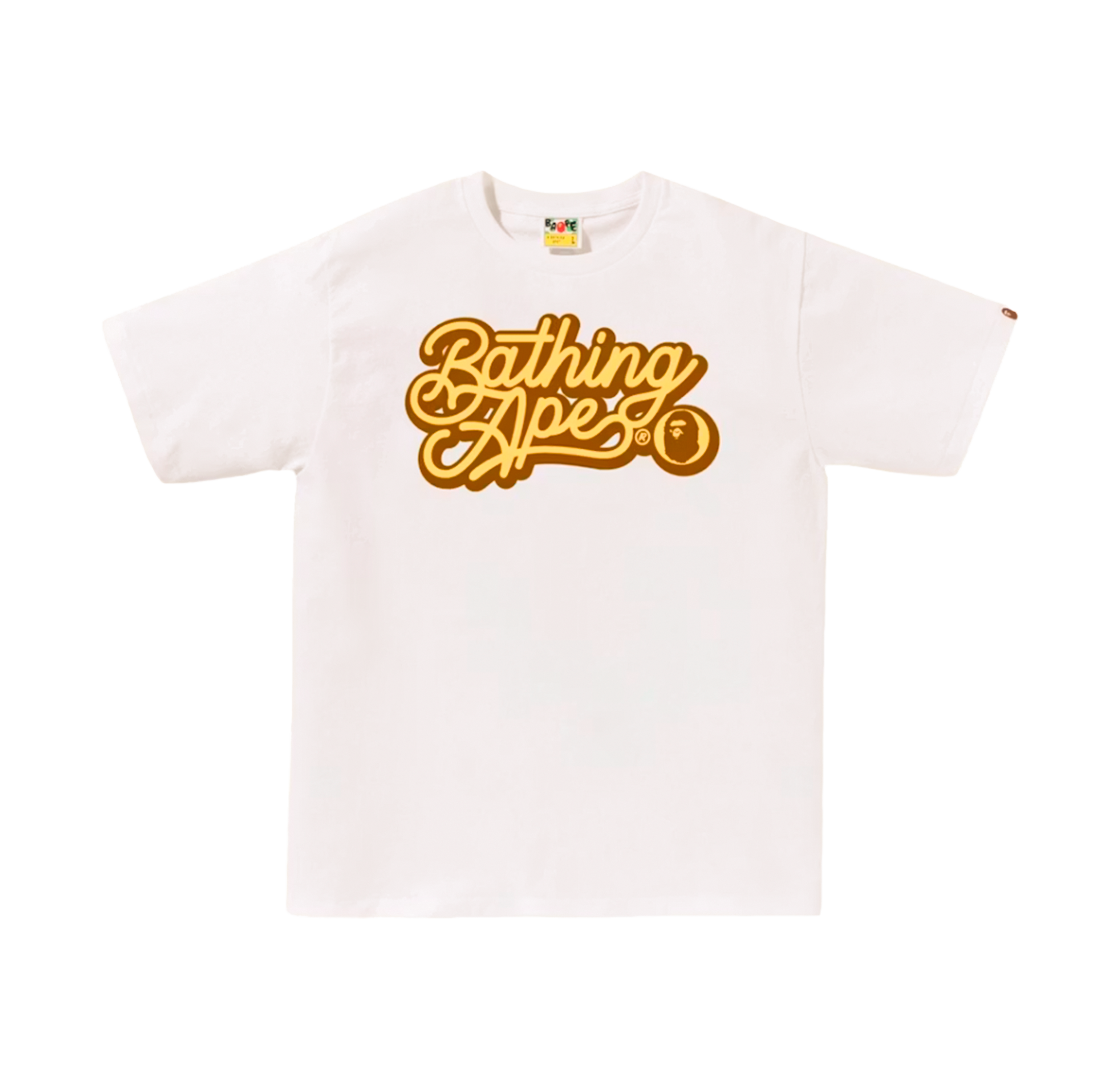Camiseta Blanca BAPE Bathing Ape Script Logo