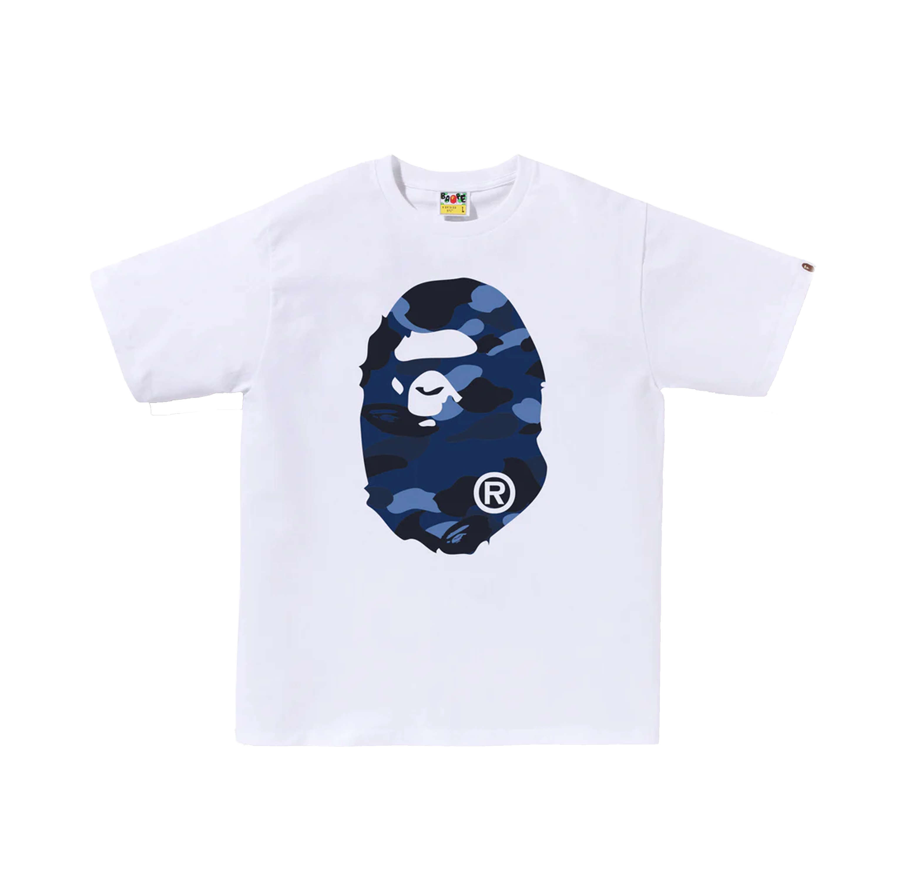 Camiseta Blanca BAPE Camo Big Ape Head