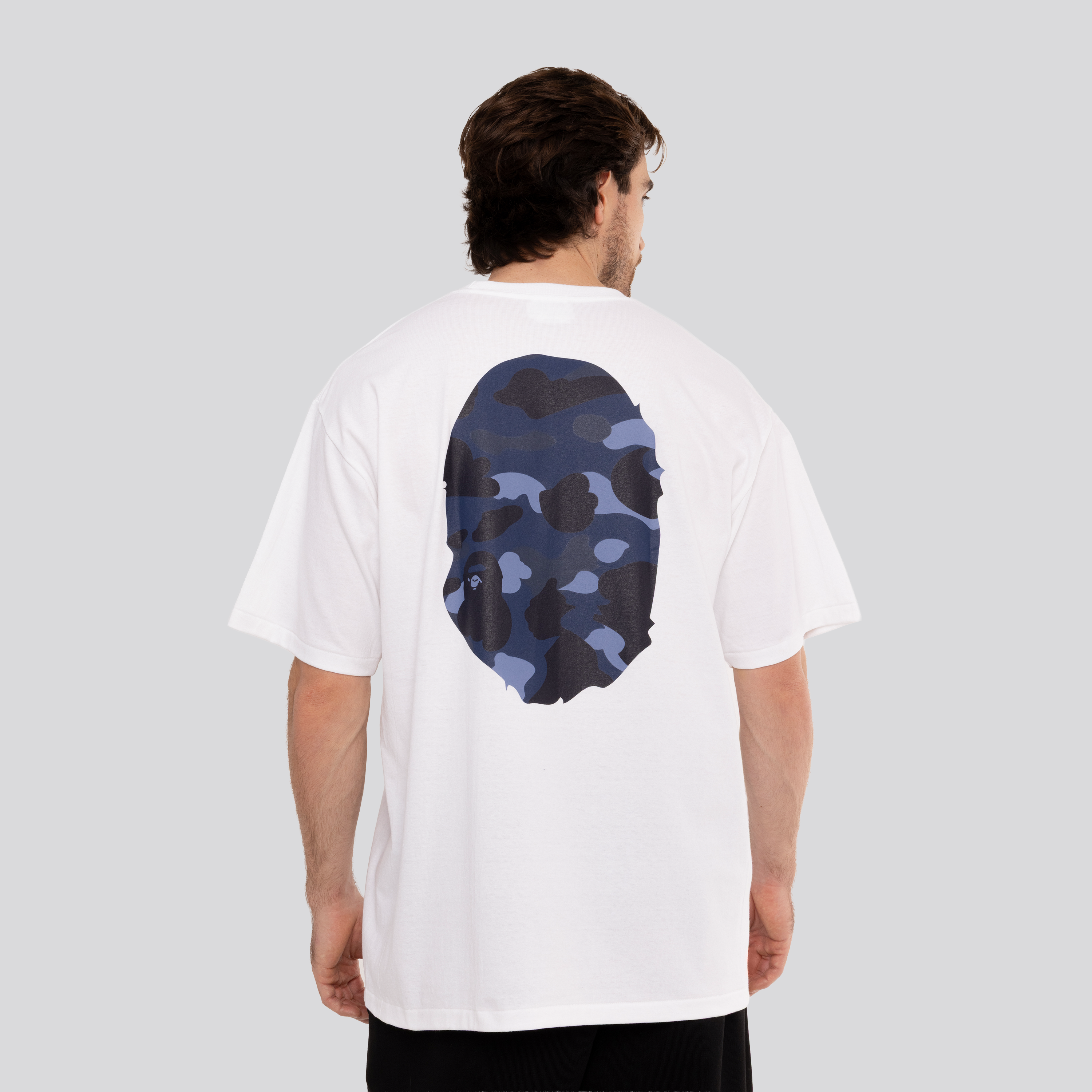 Camiseta Blanca BAPE Camo Big Ape Head