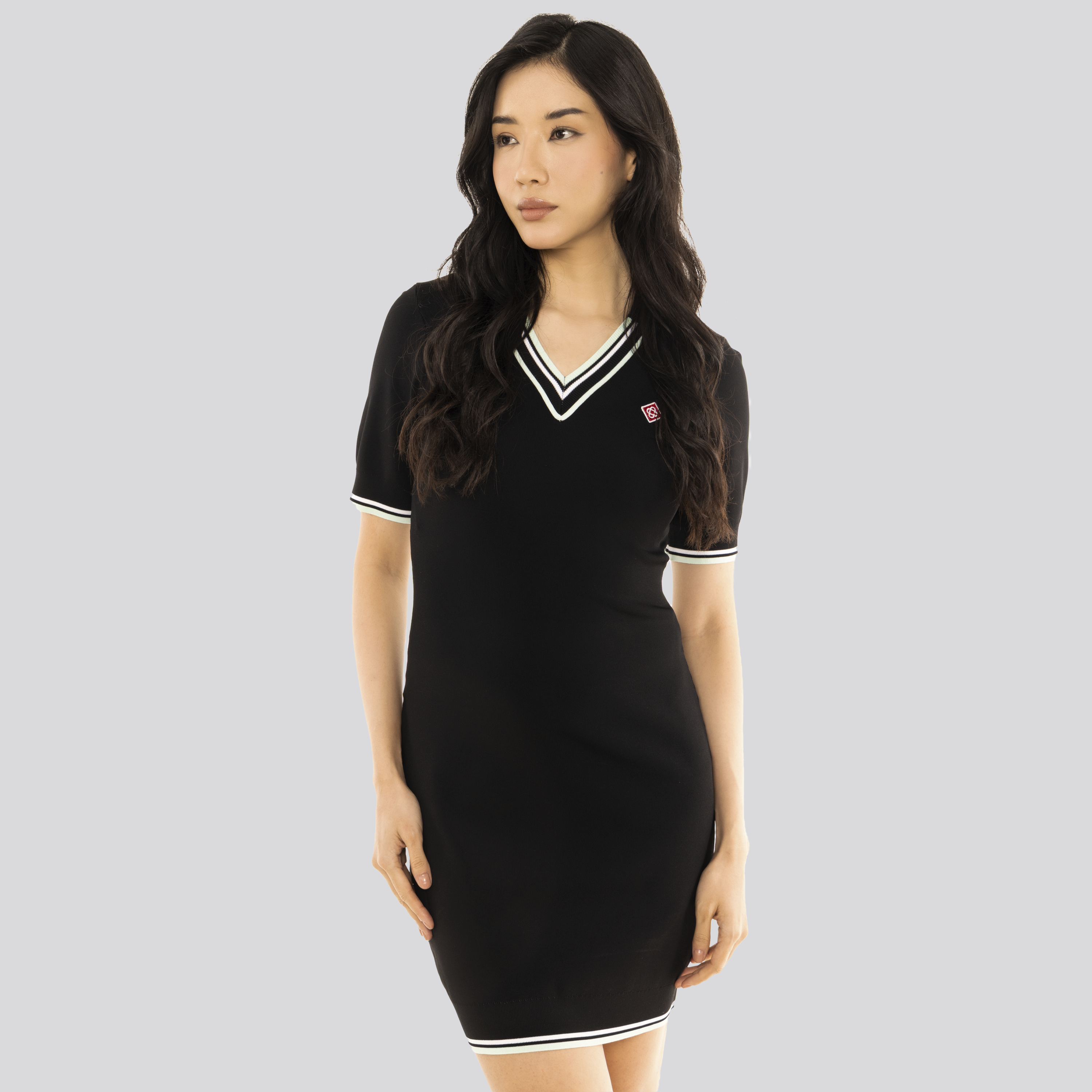 Vestido Negro Casablanca Viscose