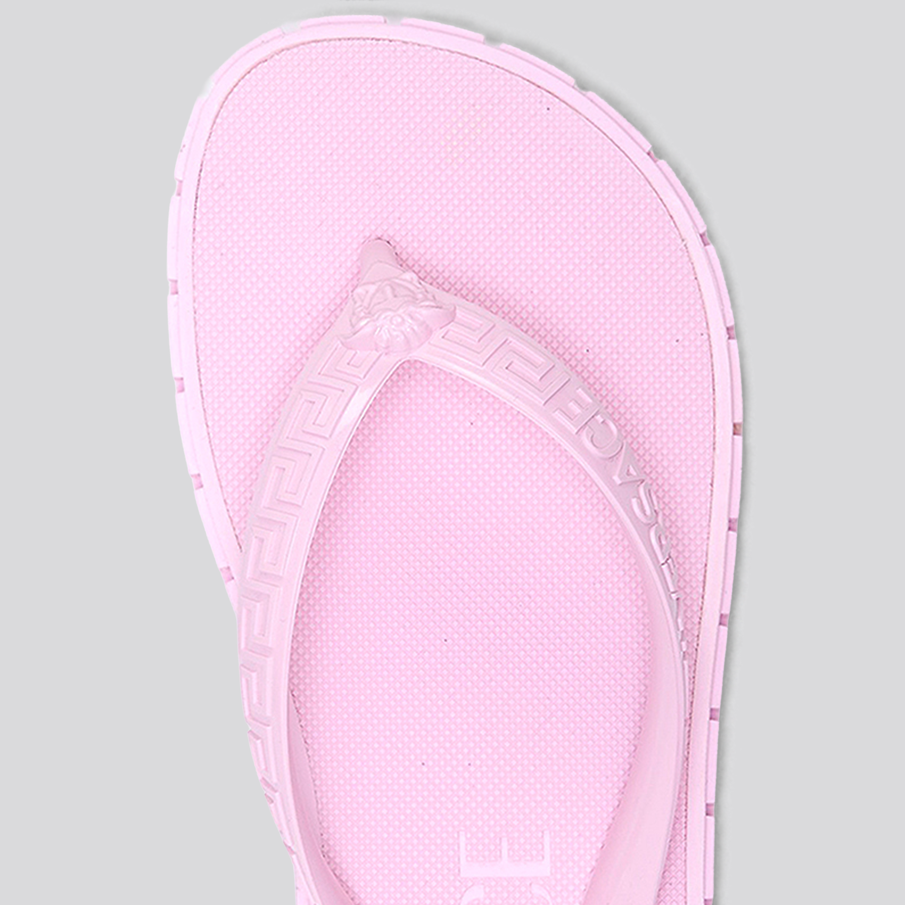 Sandalias Rosado Versace Rubber Thong