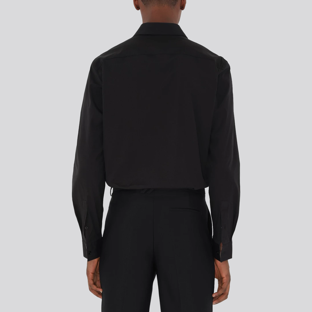Camisa Negra Burberry Equestrian Knight