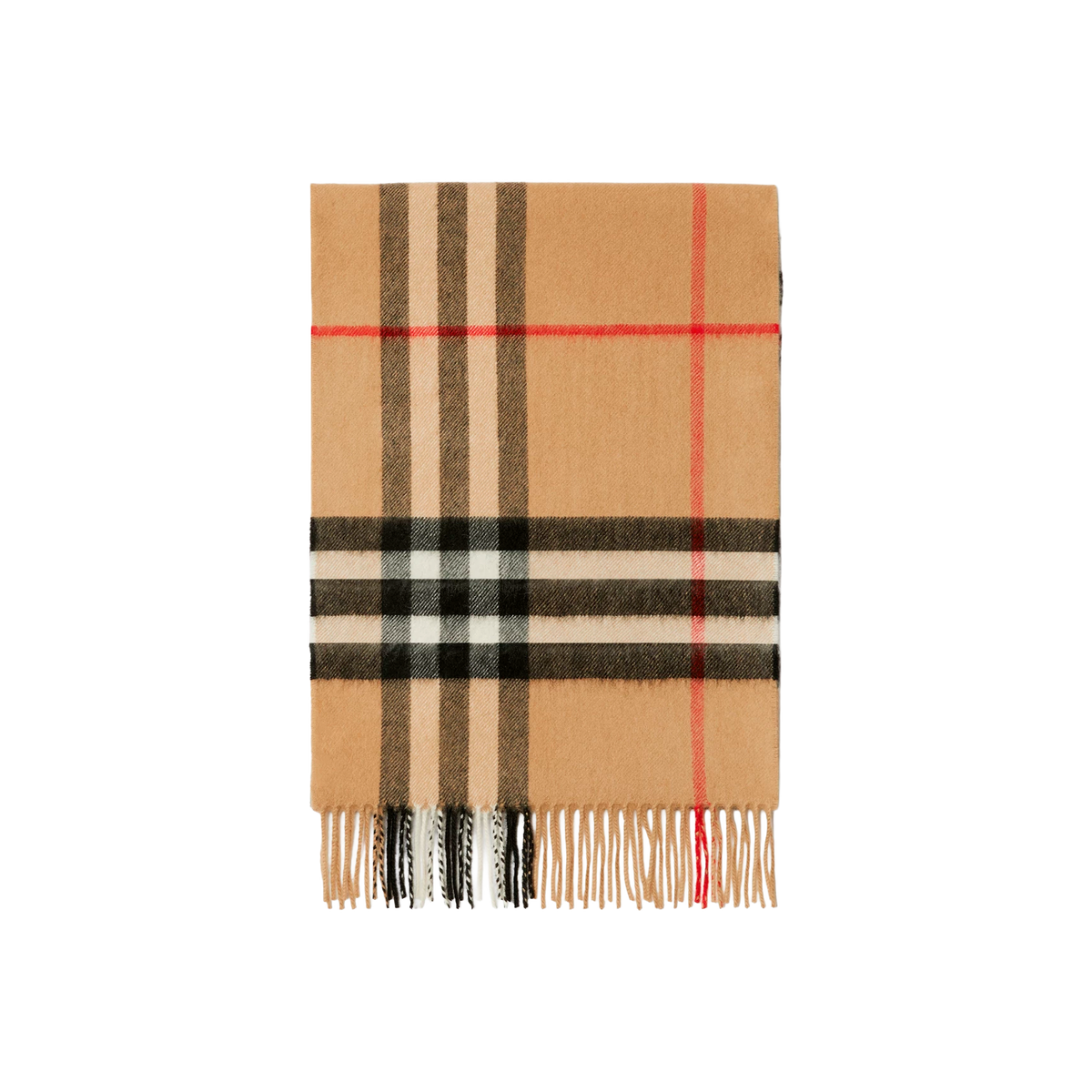 Bufanda Beige Burberry Vintage Check Cashmere