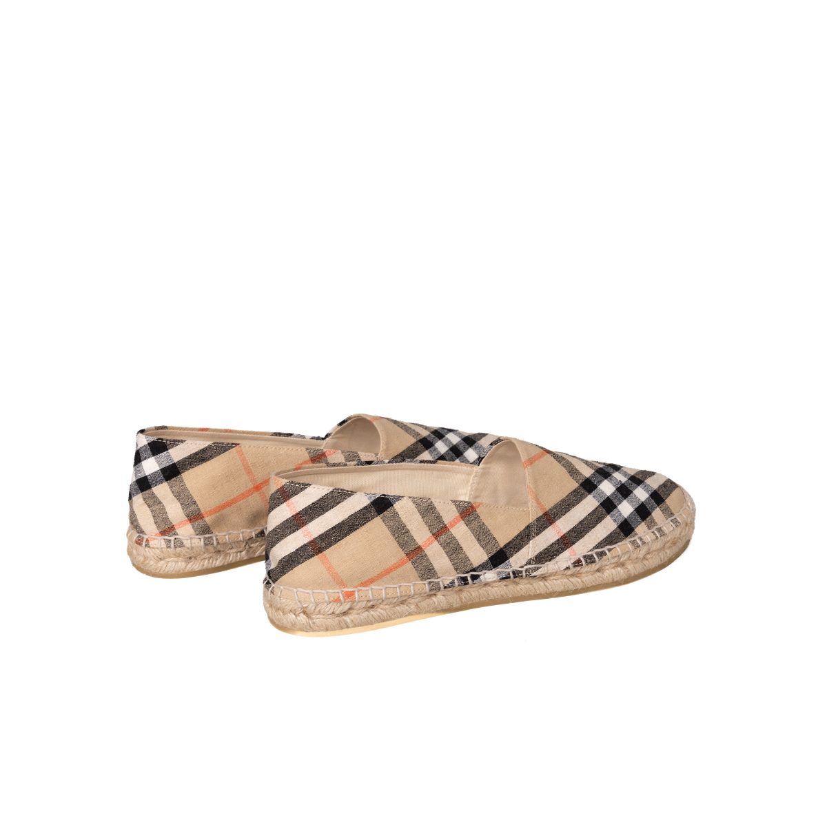 Espadrilles Beige Burberry Vintage Check