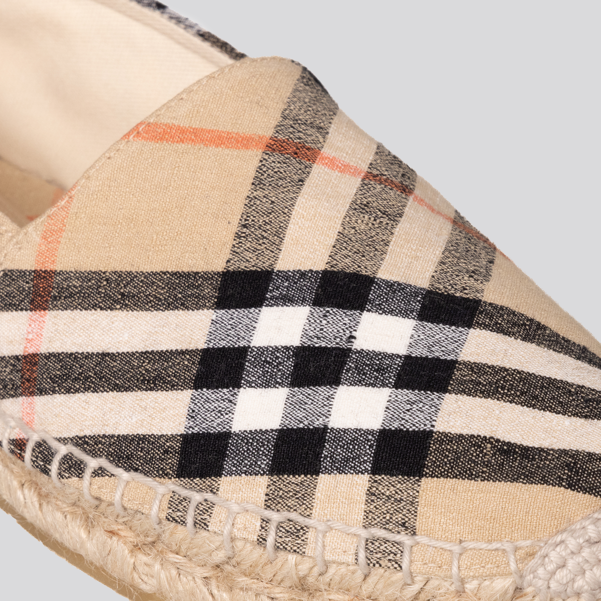 Espadrilles Beige Burberry Vintage Check