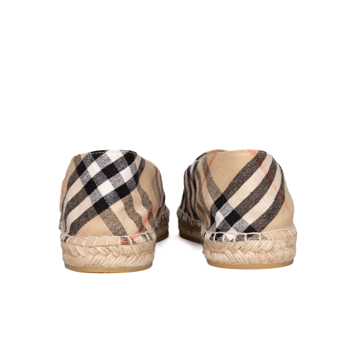 Espadrilles Beige Burberry Vintage Check