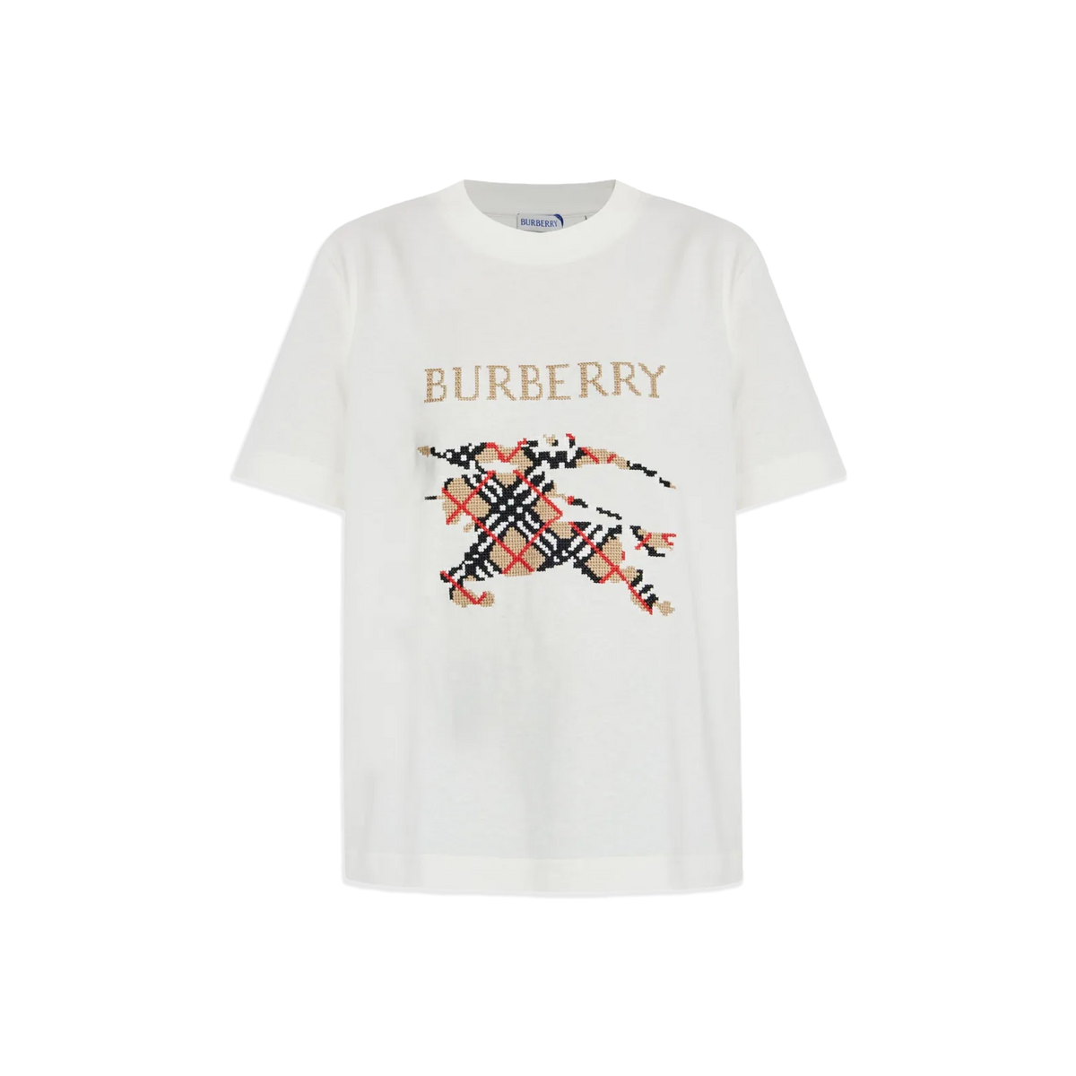 Camiseta Blanca Burberry Horse Logo