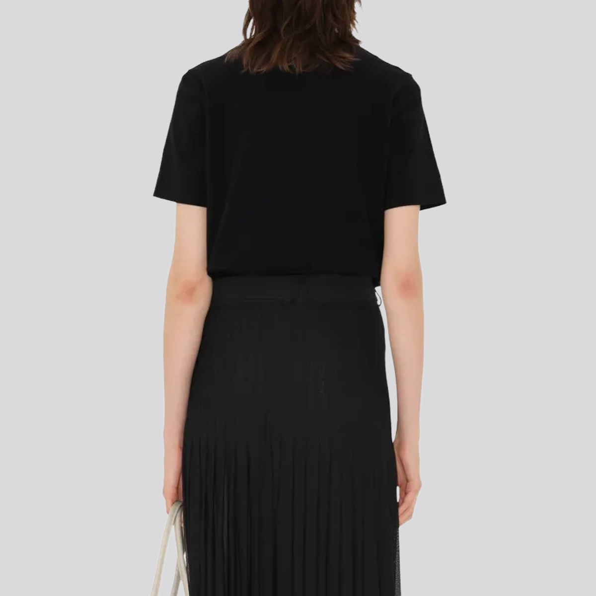 Camiseta Negra Burberry Horse Logo