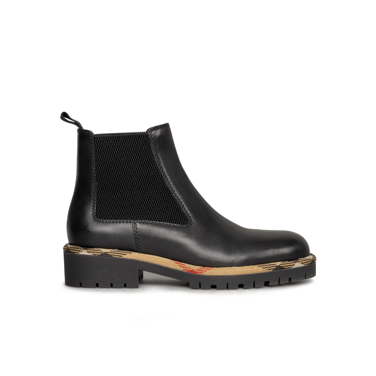 Botas Negras Burberry Chelsea