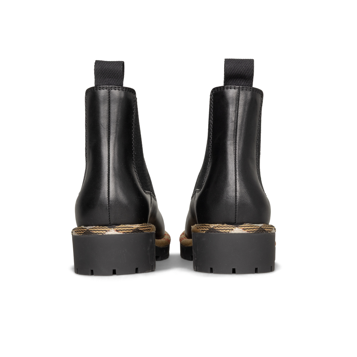 Botas Negras Burberry Chelsea