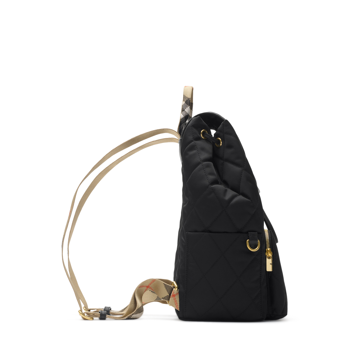 Mochila Negra Burberry Horseshoe