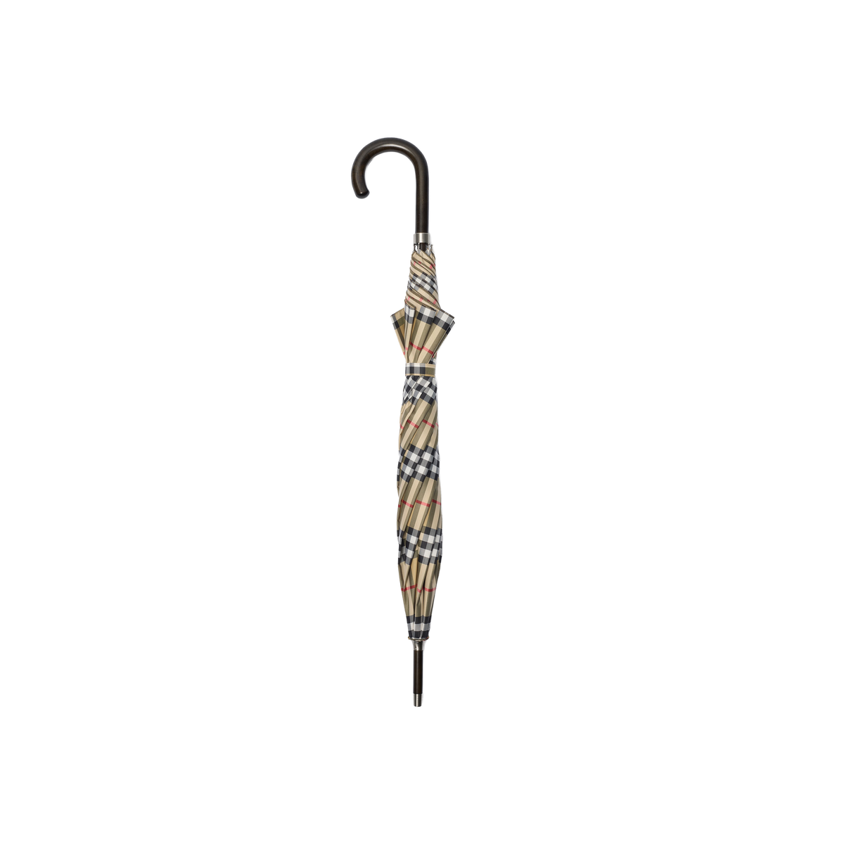 Sombrilla Beige Burberry Check Walking