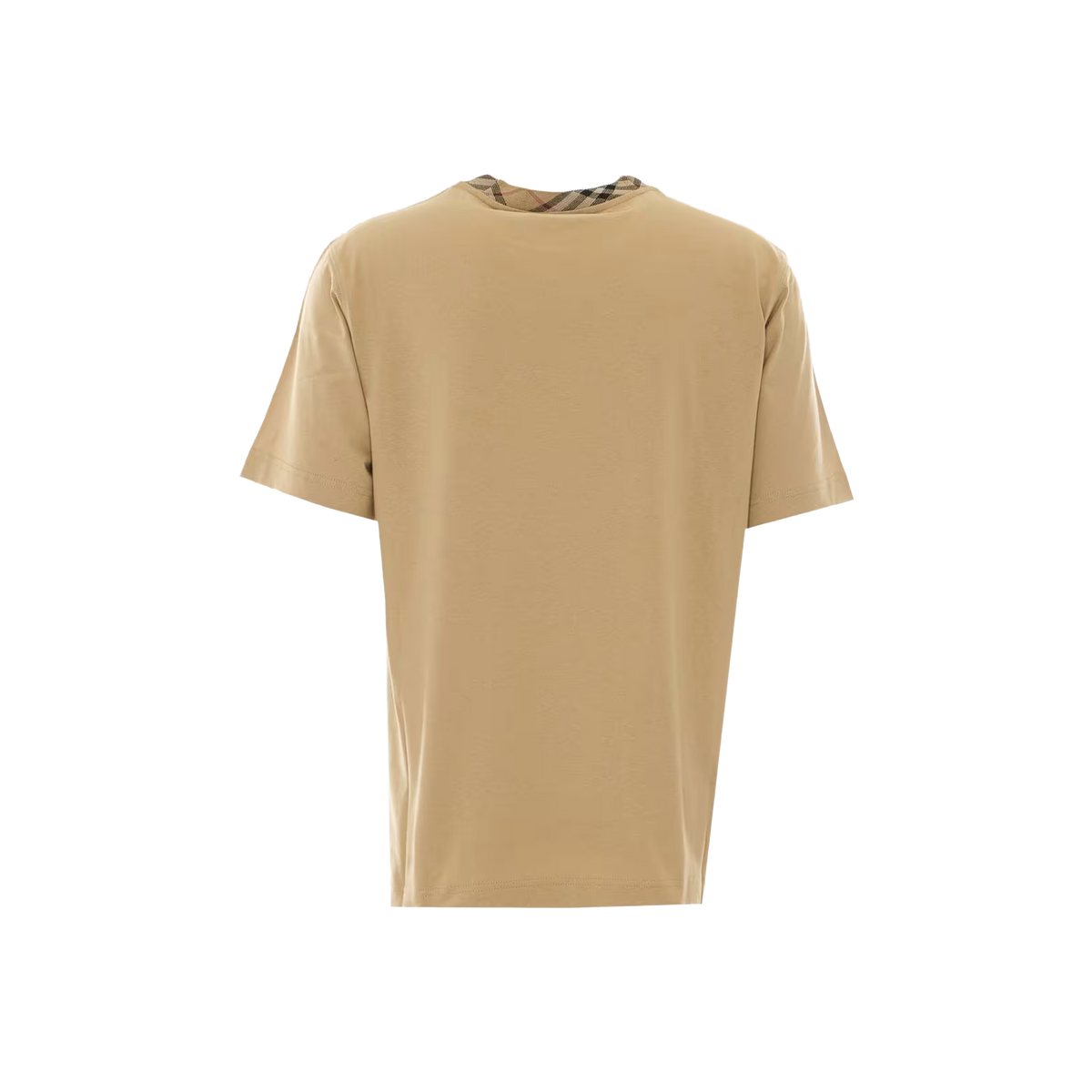 Camiseta Gris Burberry Vintage Check Neck