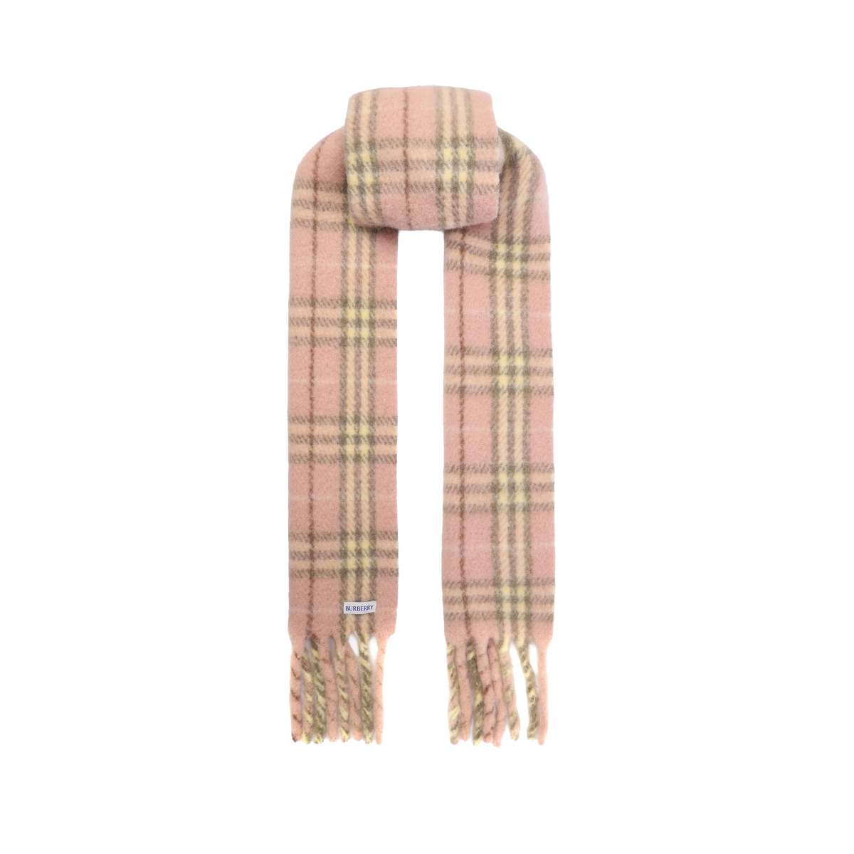 Bufanda Capa Beige Burberry Check Cashmere