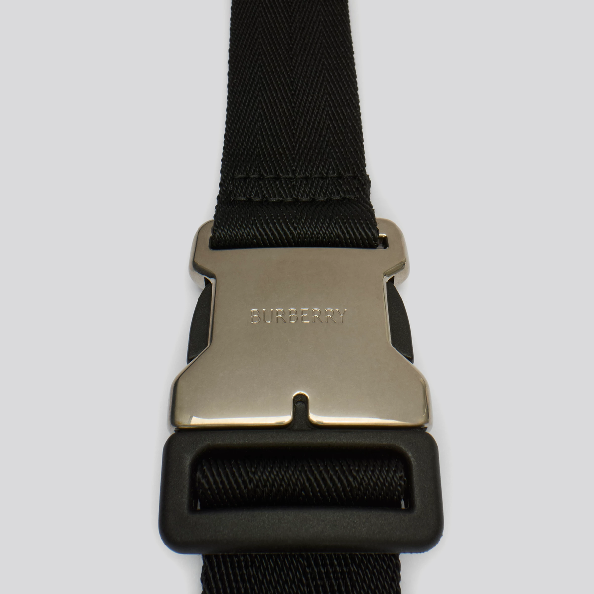 Canguro Negro Burberry Check Trim
