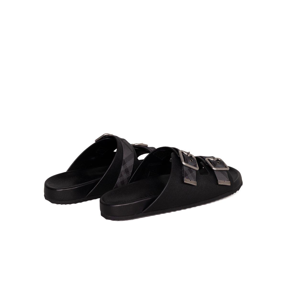Sandalias Negras Burberry Check