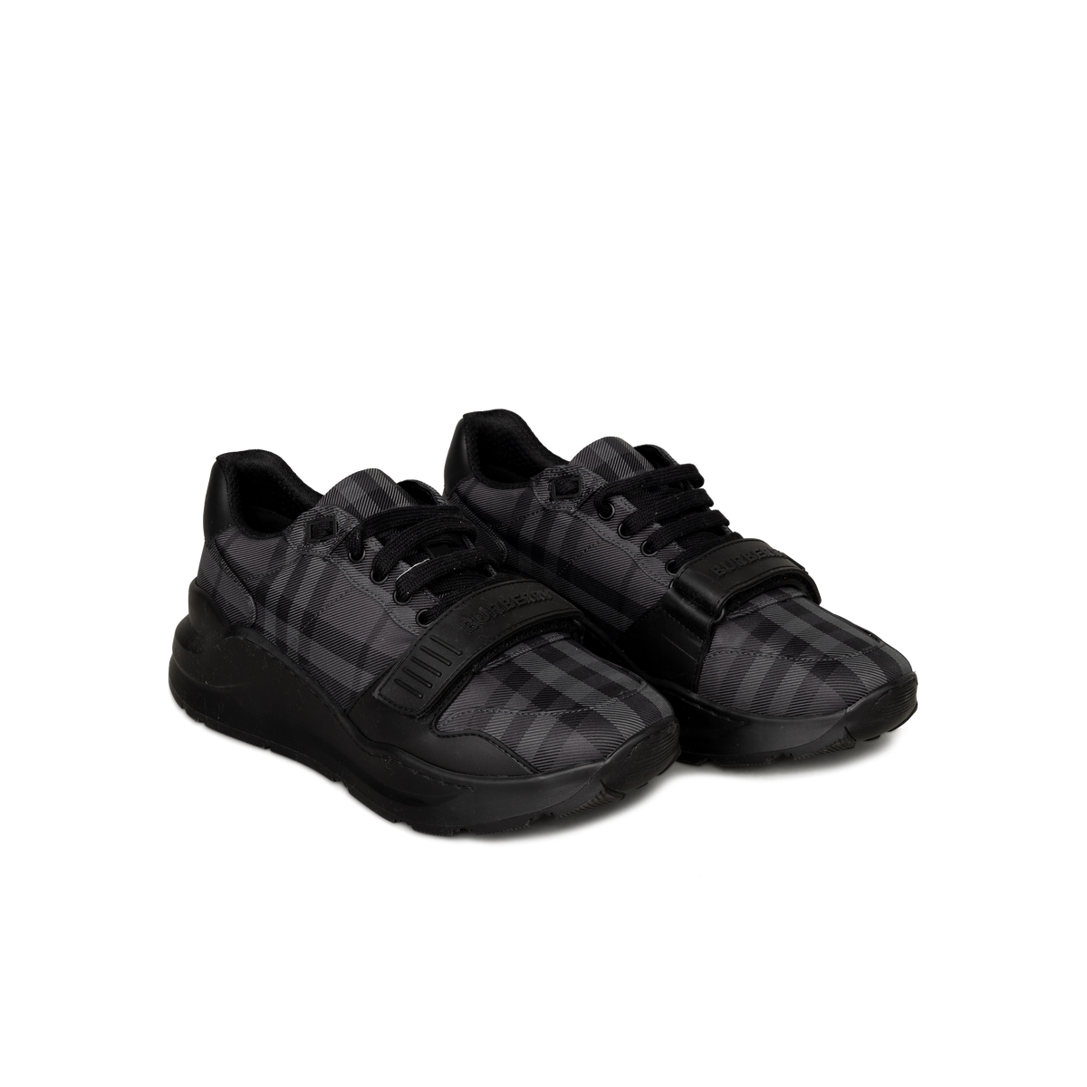 Sneakers Grises Burberry Check TNR