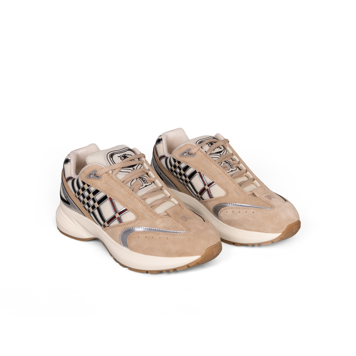 Sneakers Beige Burberry Eclipse Runner