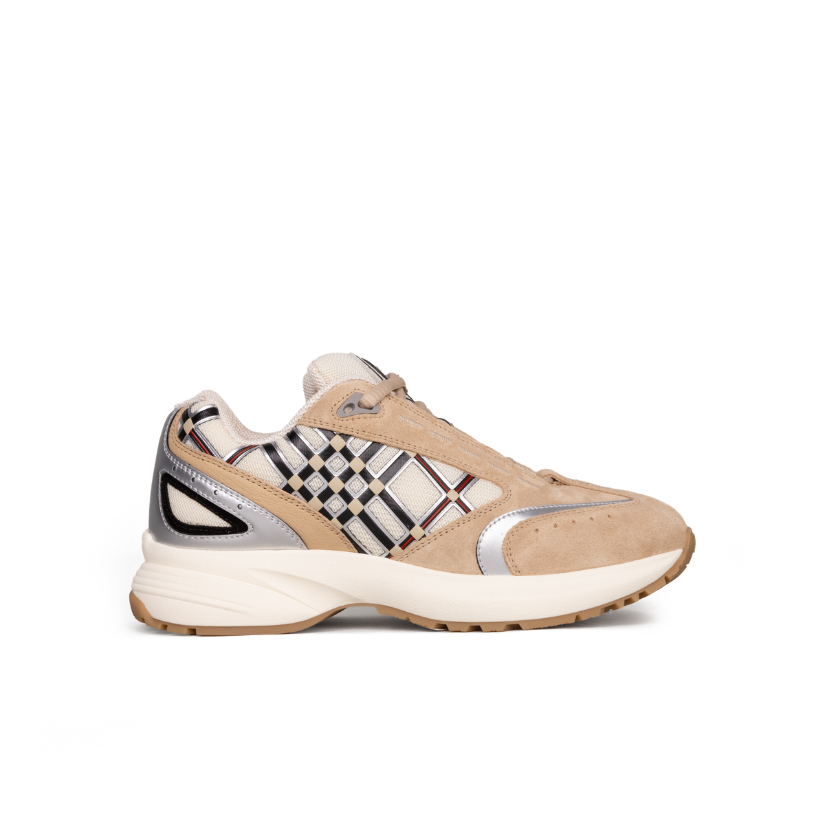 Sneakers Beige - Plateados Burberry Eclipse Runner