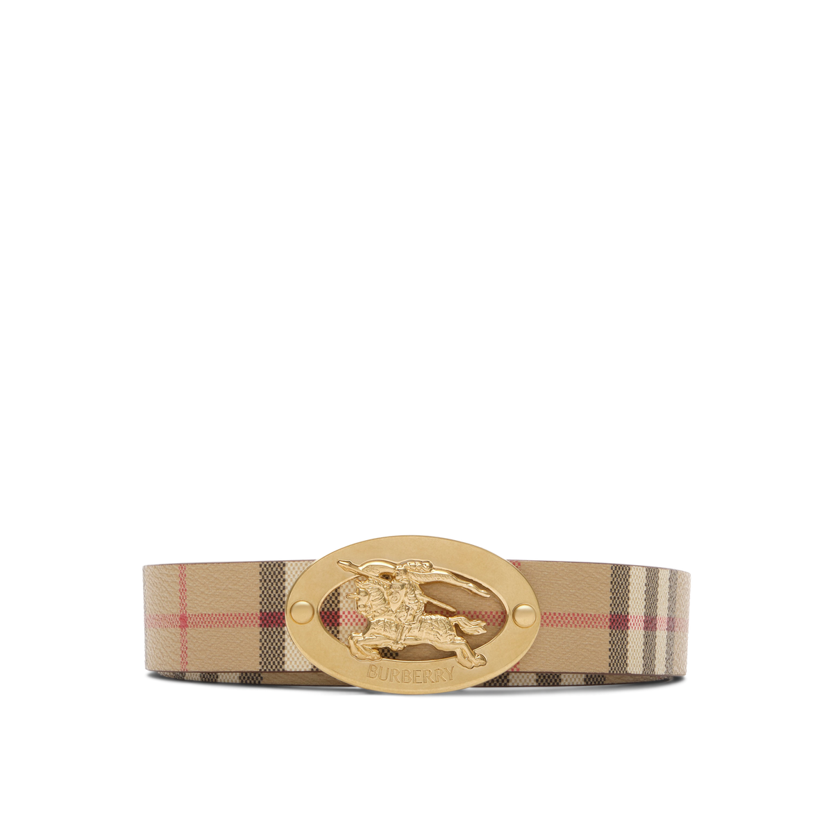 Cinturón Beige Burberry Oval Horse 2.5 cm