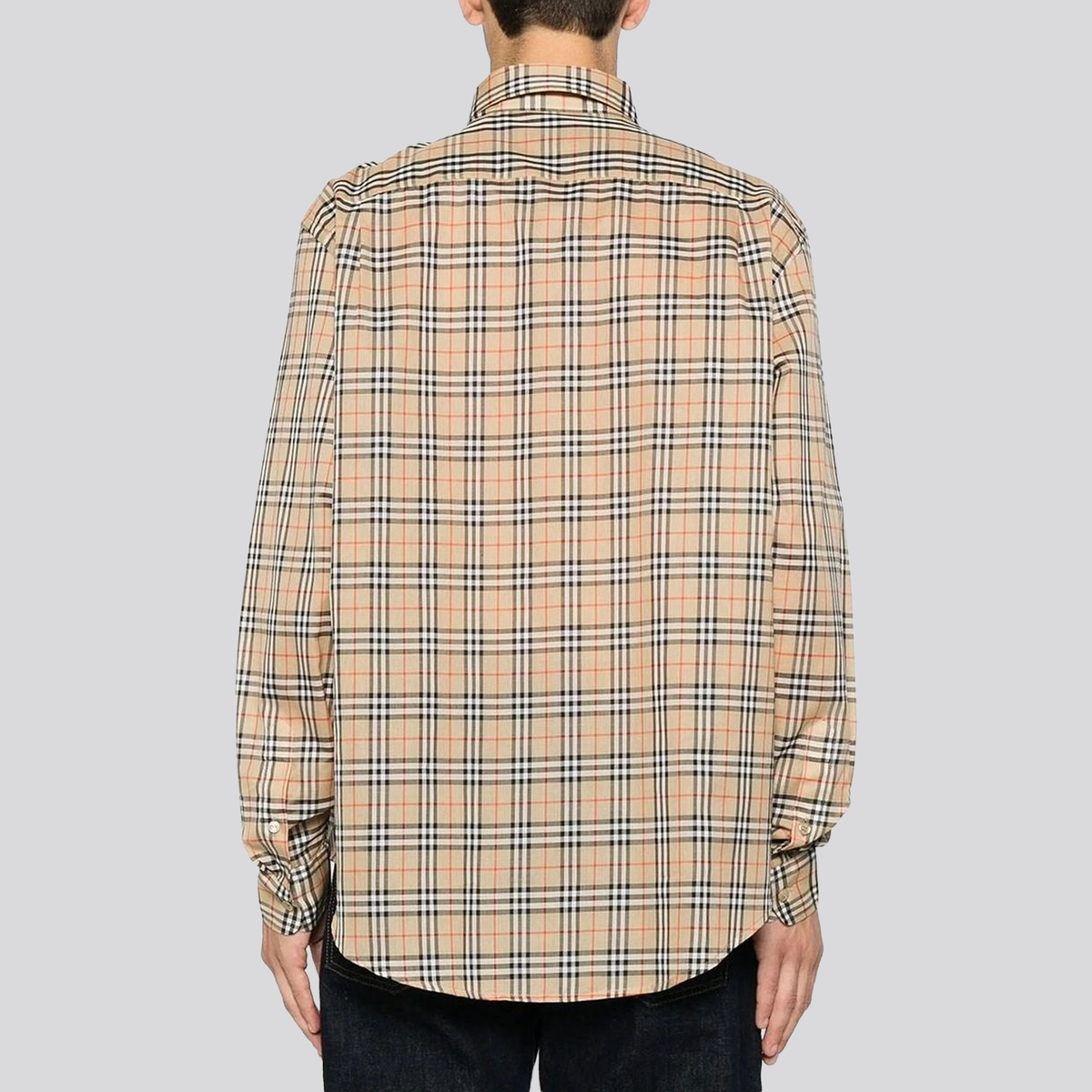 Camisa Beige Burberry Vintage Check