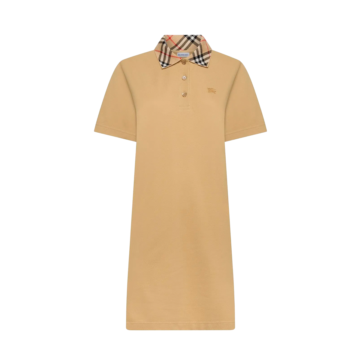 Vestido Gris Burberry Polo Check