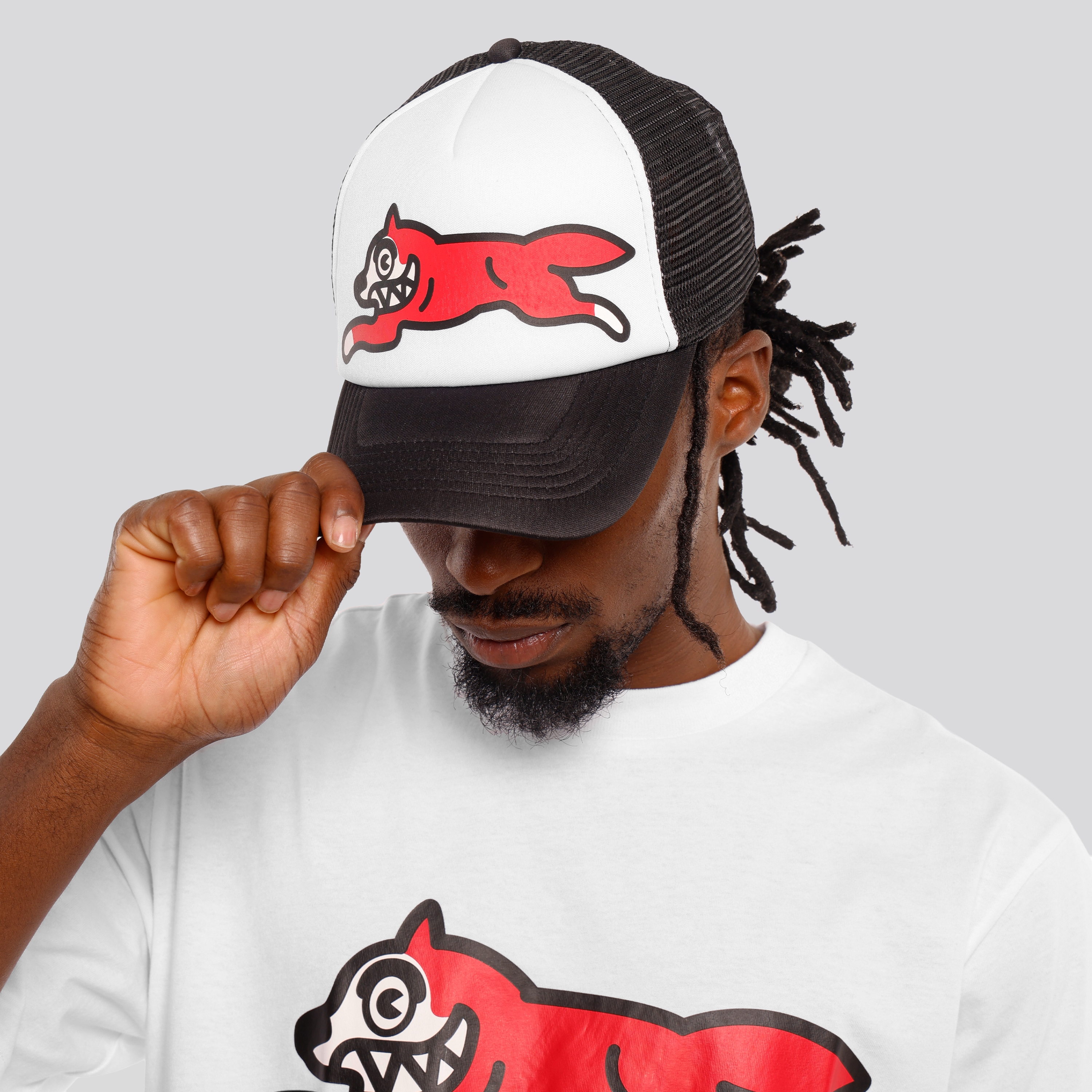 Gorra Negra ICECREAM Running Dog Trucker