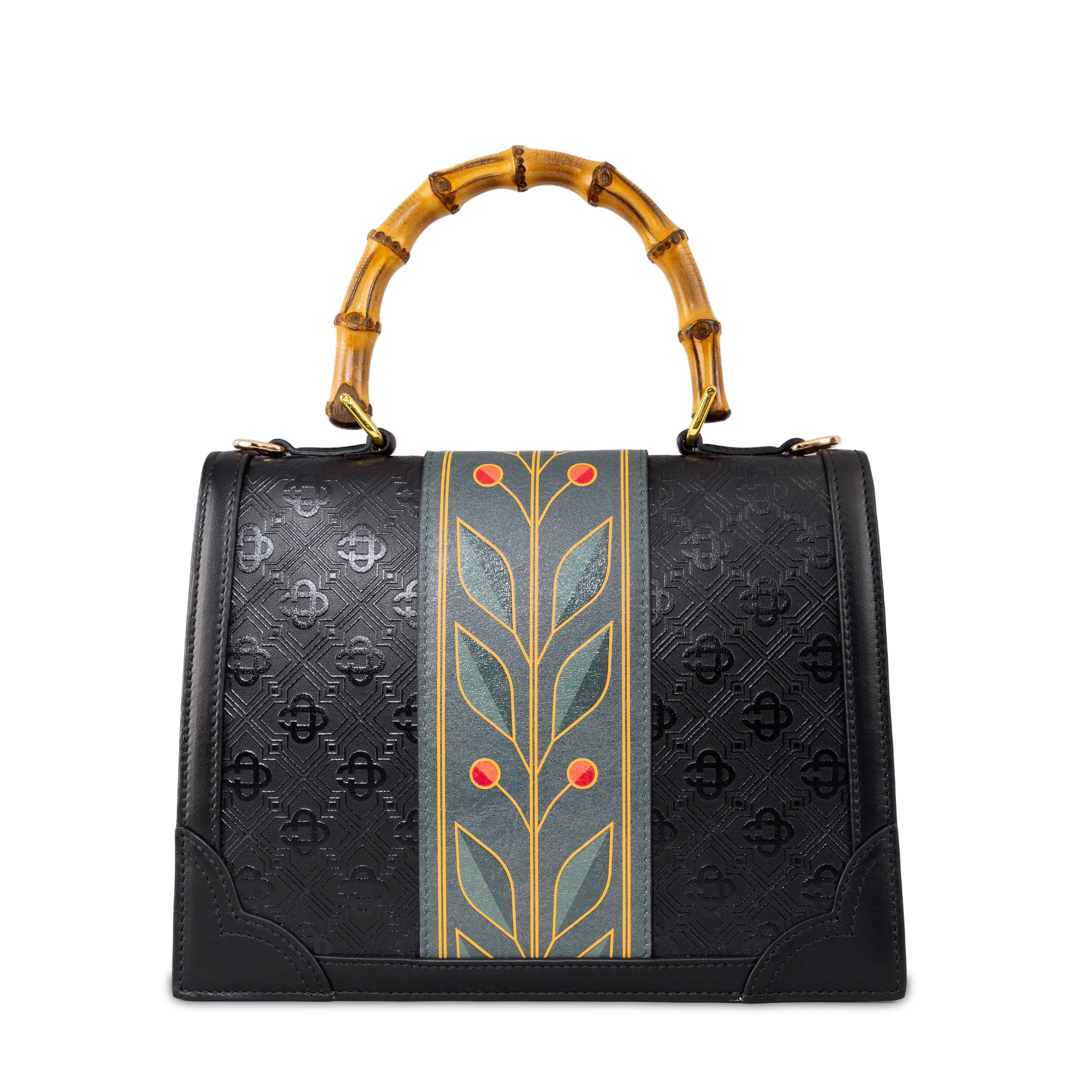 Cartera Negra Casablanca Monogram Jeanne