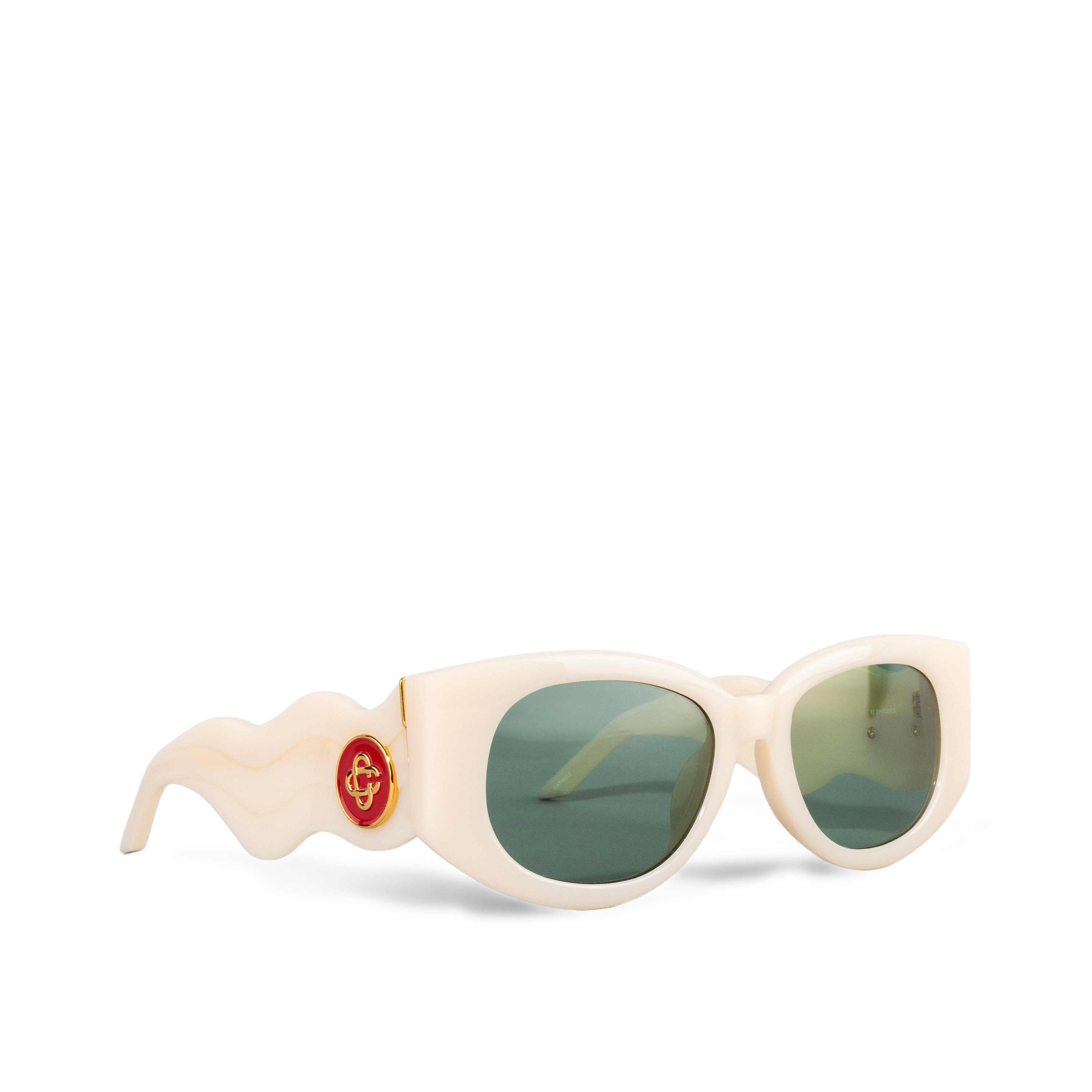 Gafas Blancas Casablanca Oval Wave
