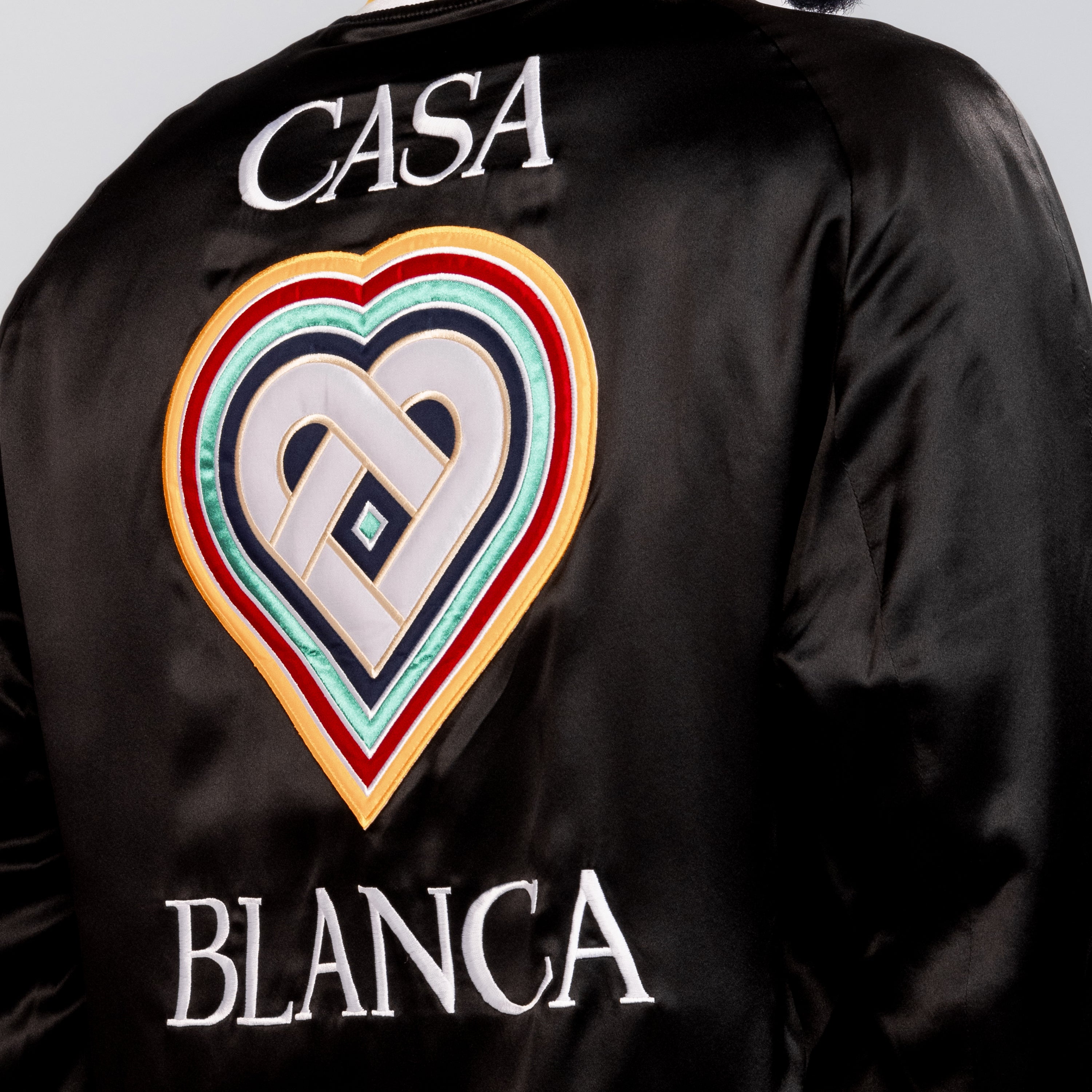 Chaqueta Negra Casablanca Silk Souvenir