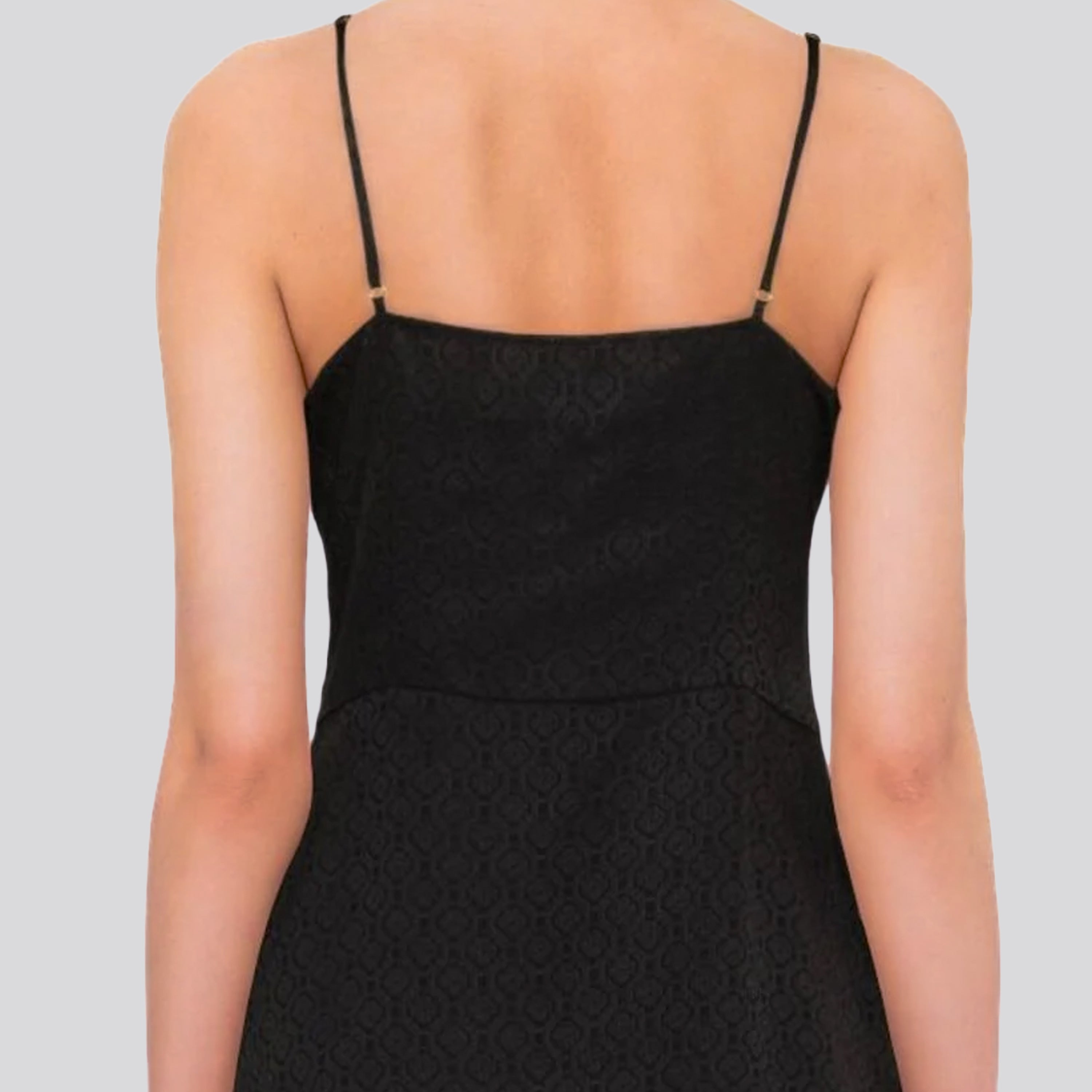 Vestido Negro Casablanca Mini Silk