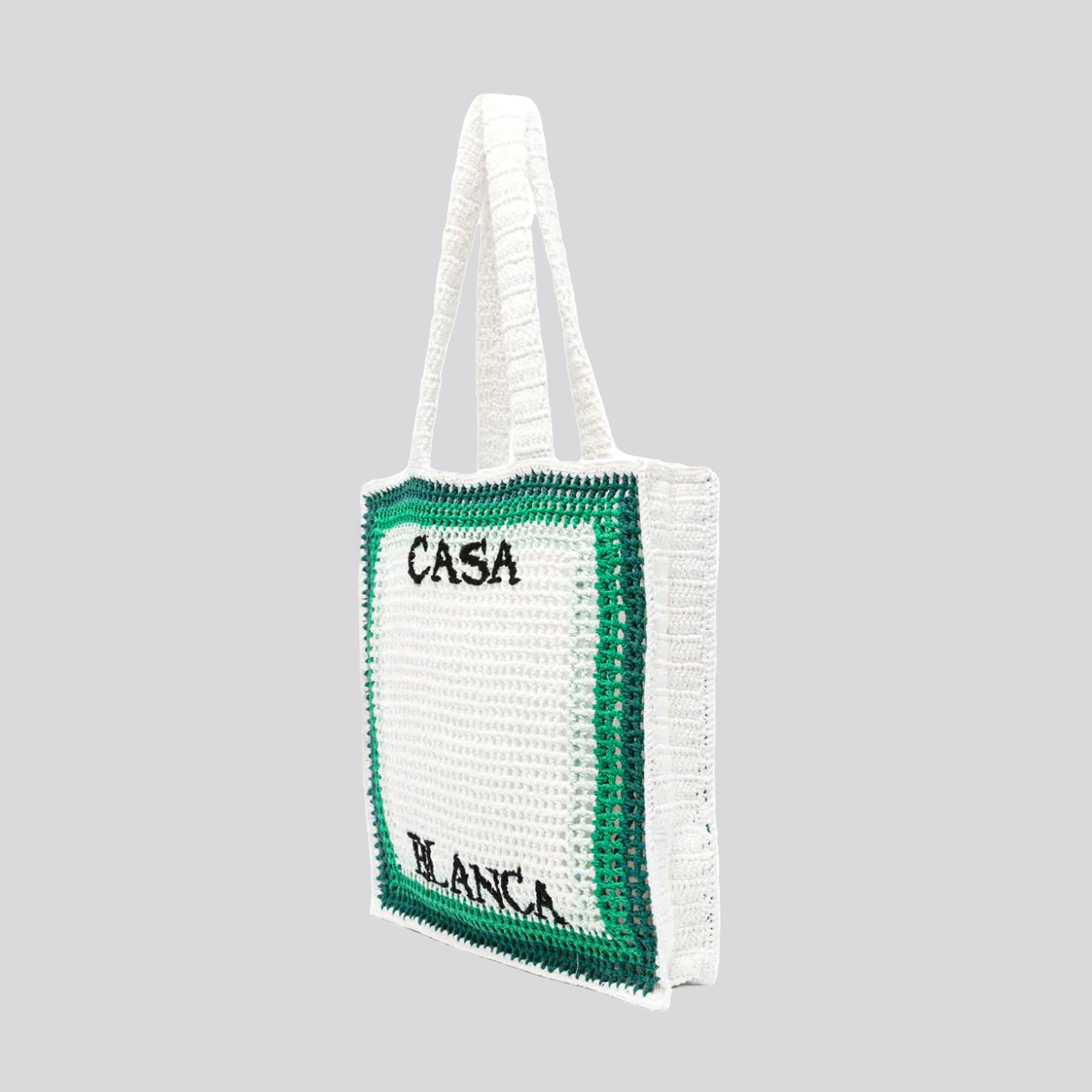 Bolso Blanco Casablanca Tennis Crochet