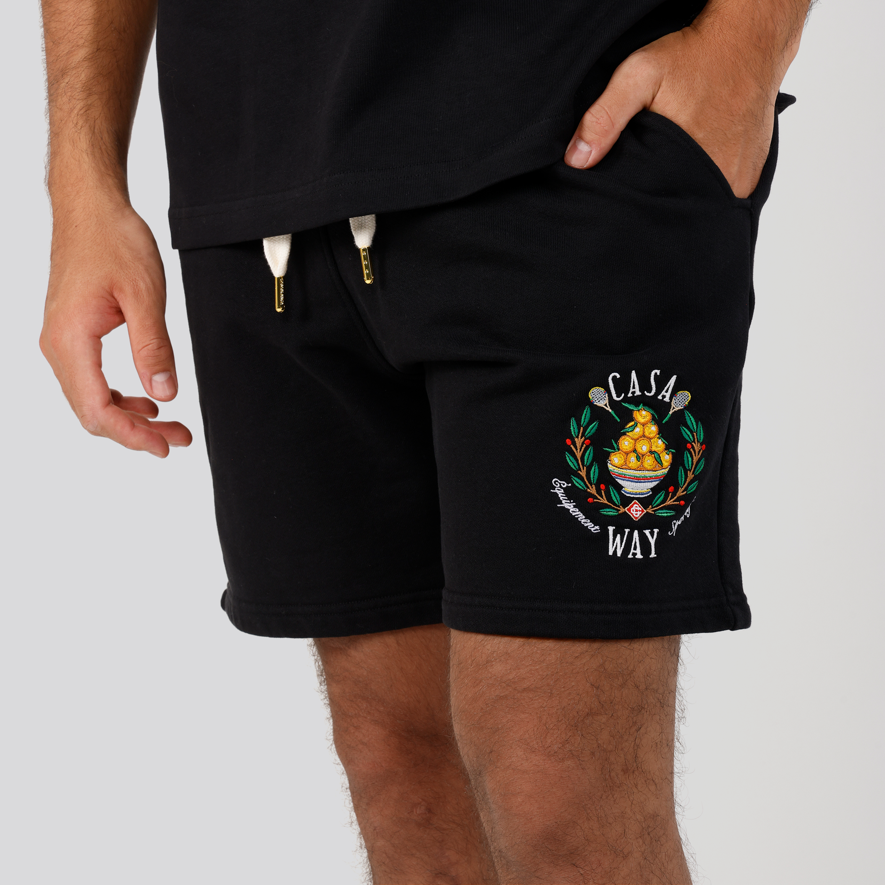 Shorts Negro Casablanca Casa Way