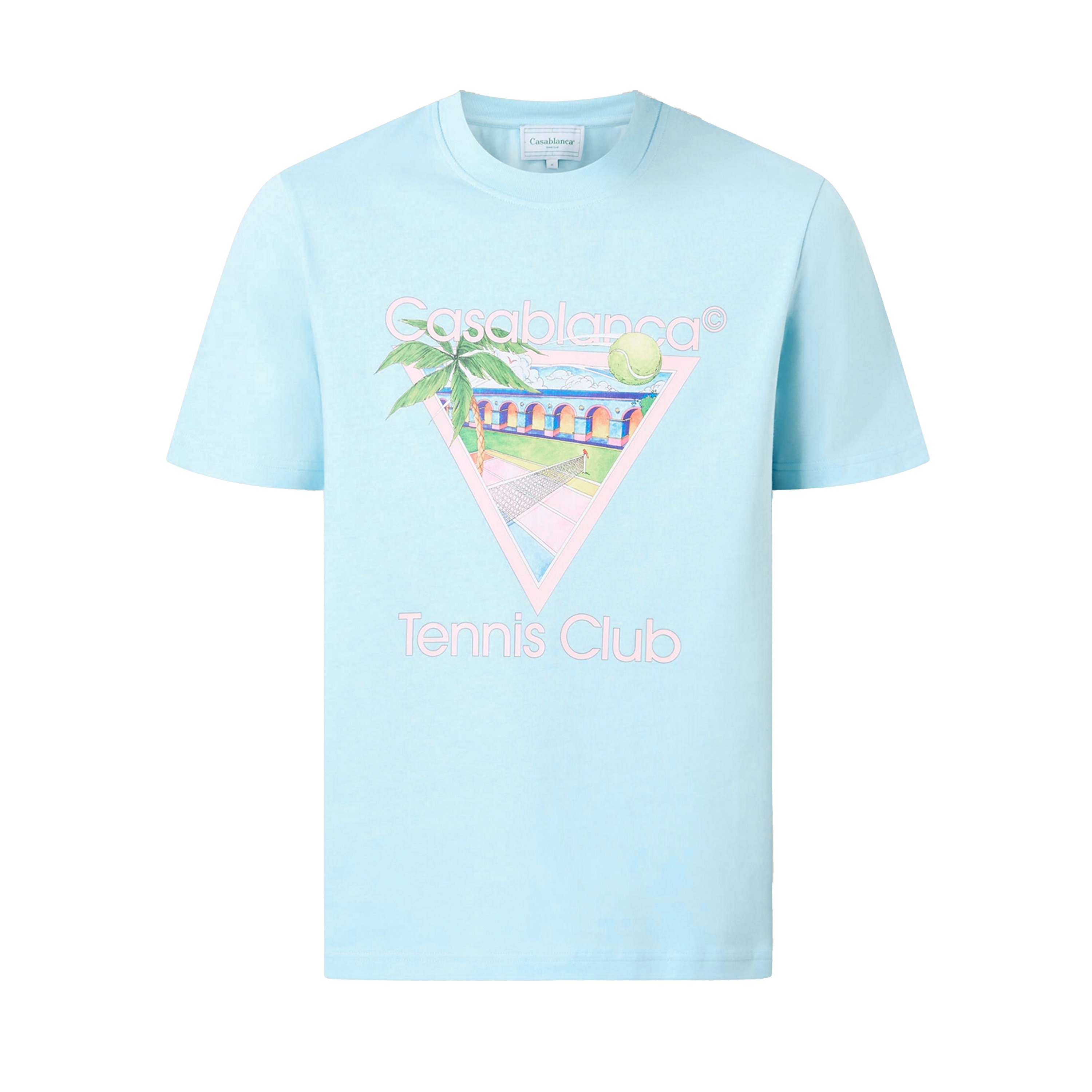 Camiseta Celeste Casablanca Tennis Club Icon