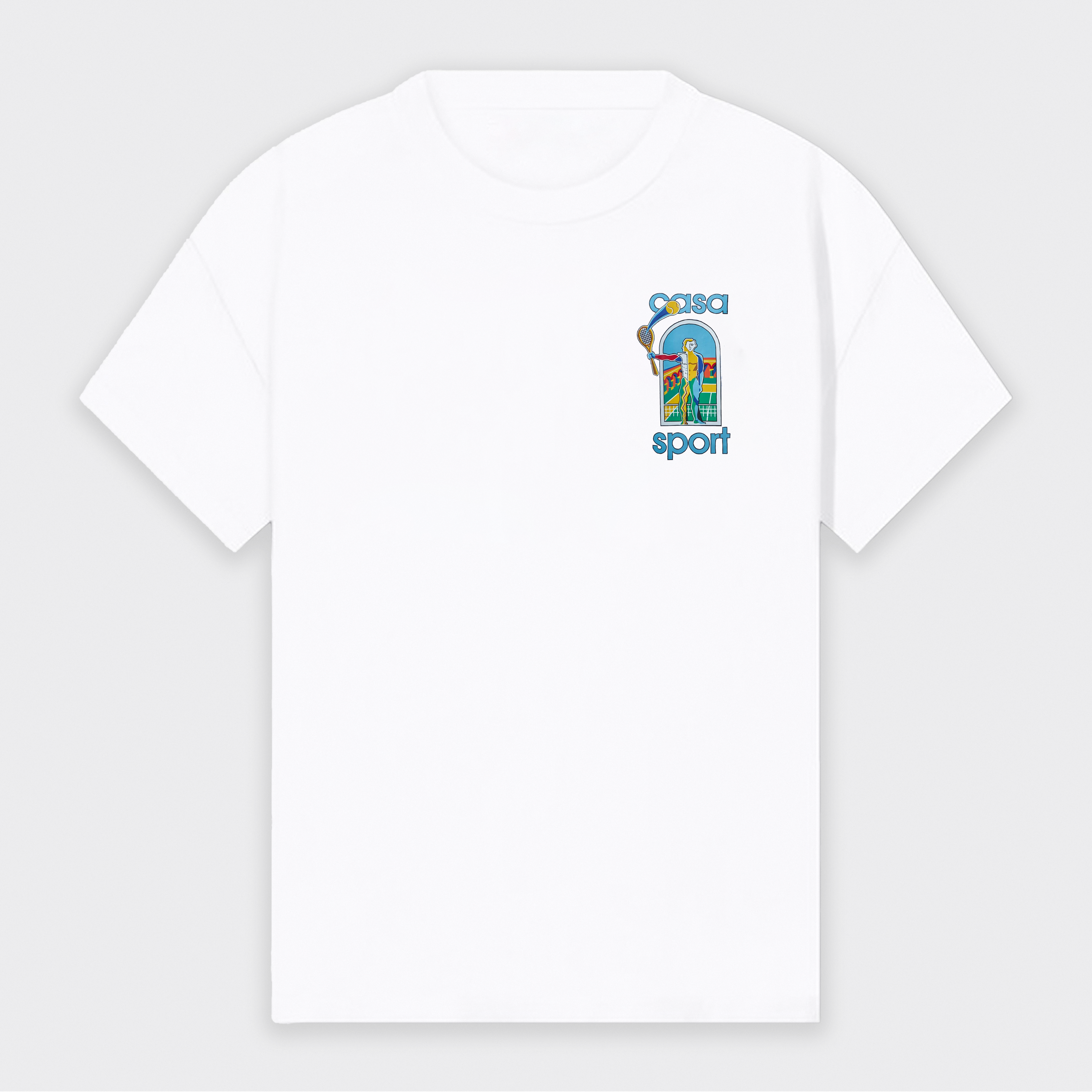 Camiseta Blanca Casablanca Le Jeu Colore