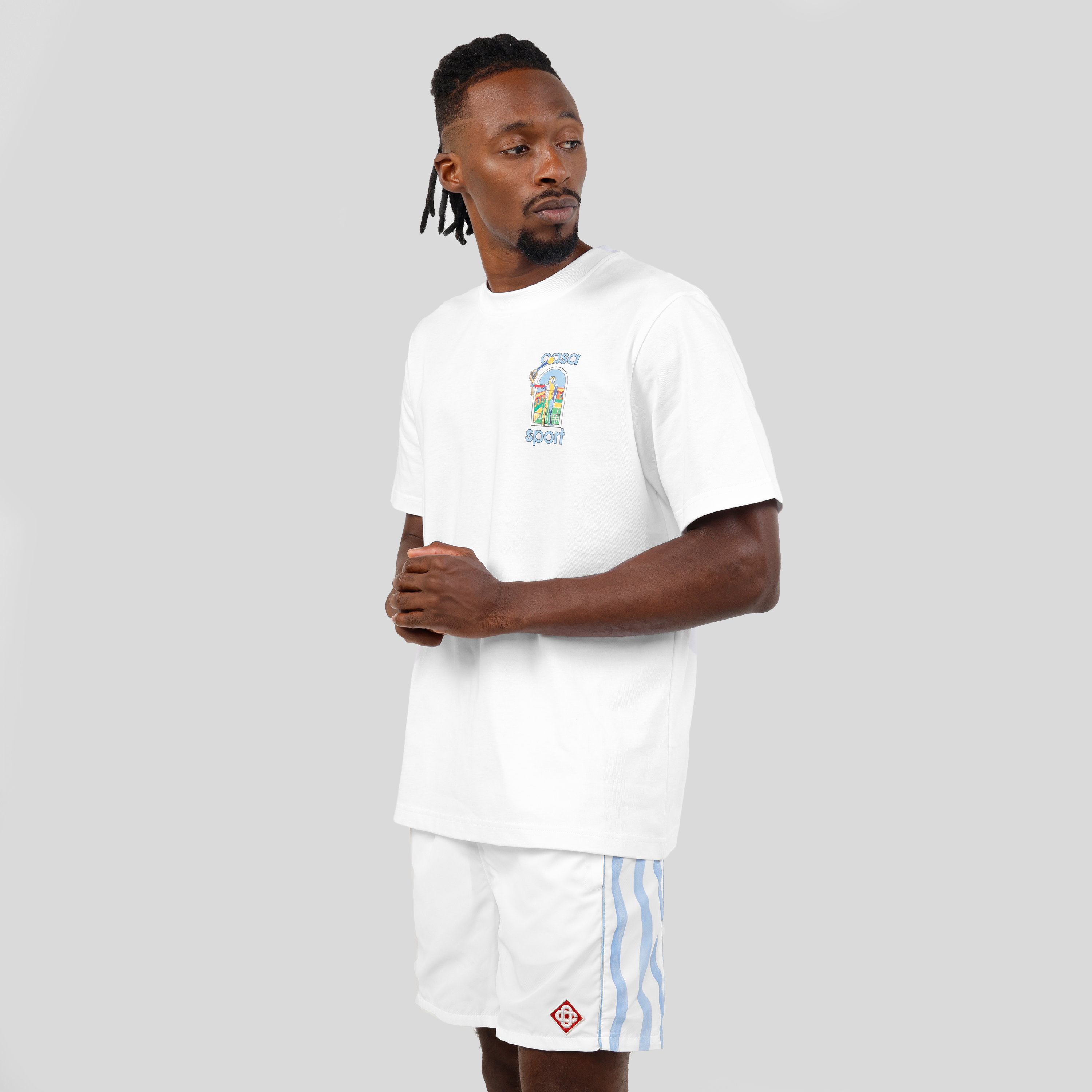 Camiseta Blanca Casablanca Le Jeu Colore