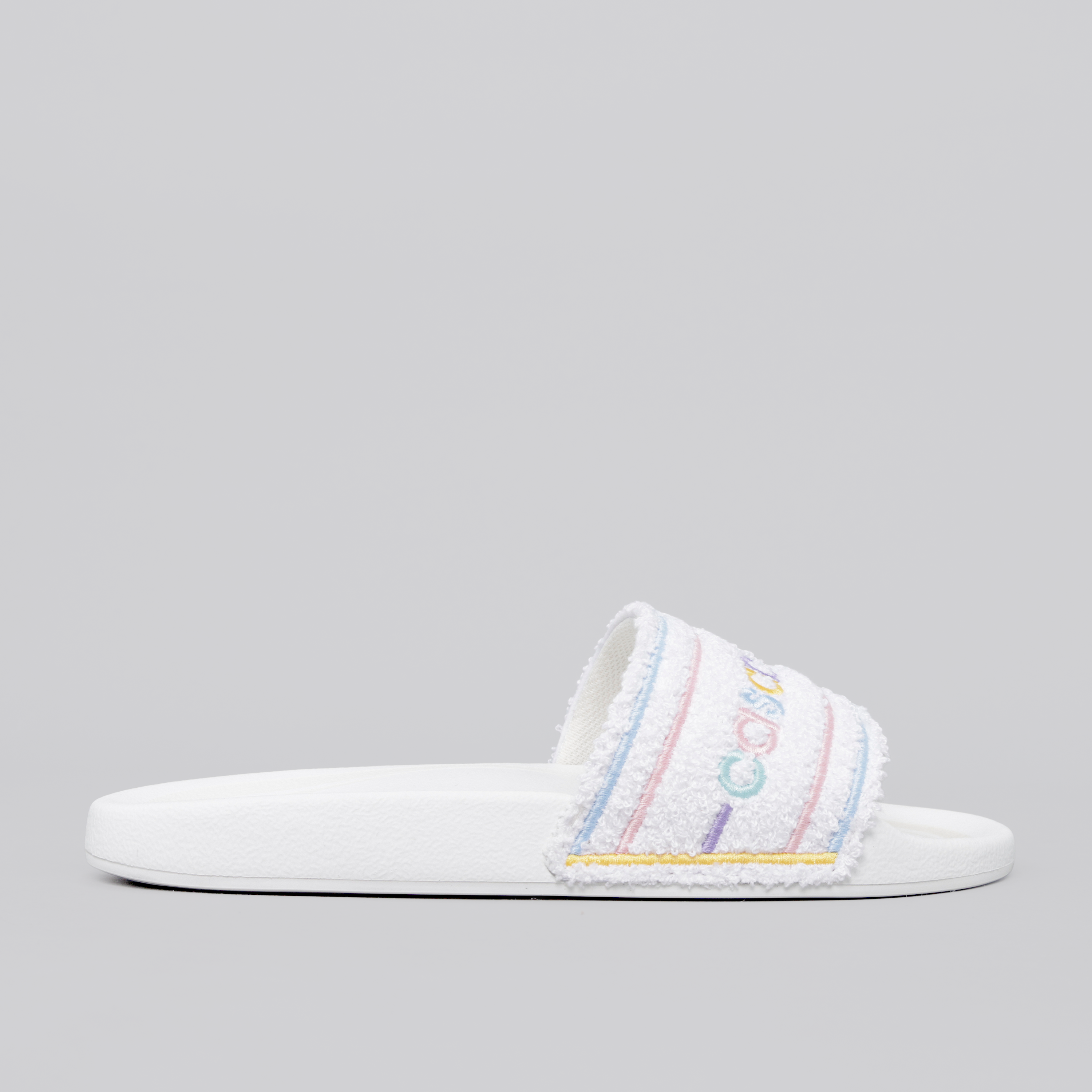 Sandalias Blancas Casablanca Multicolor Logo