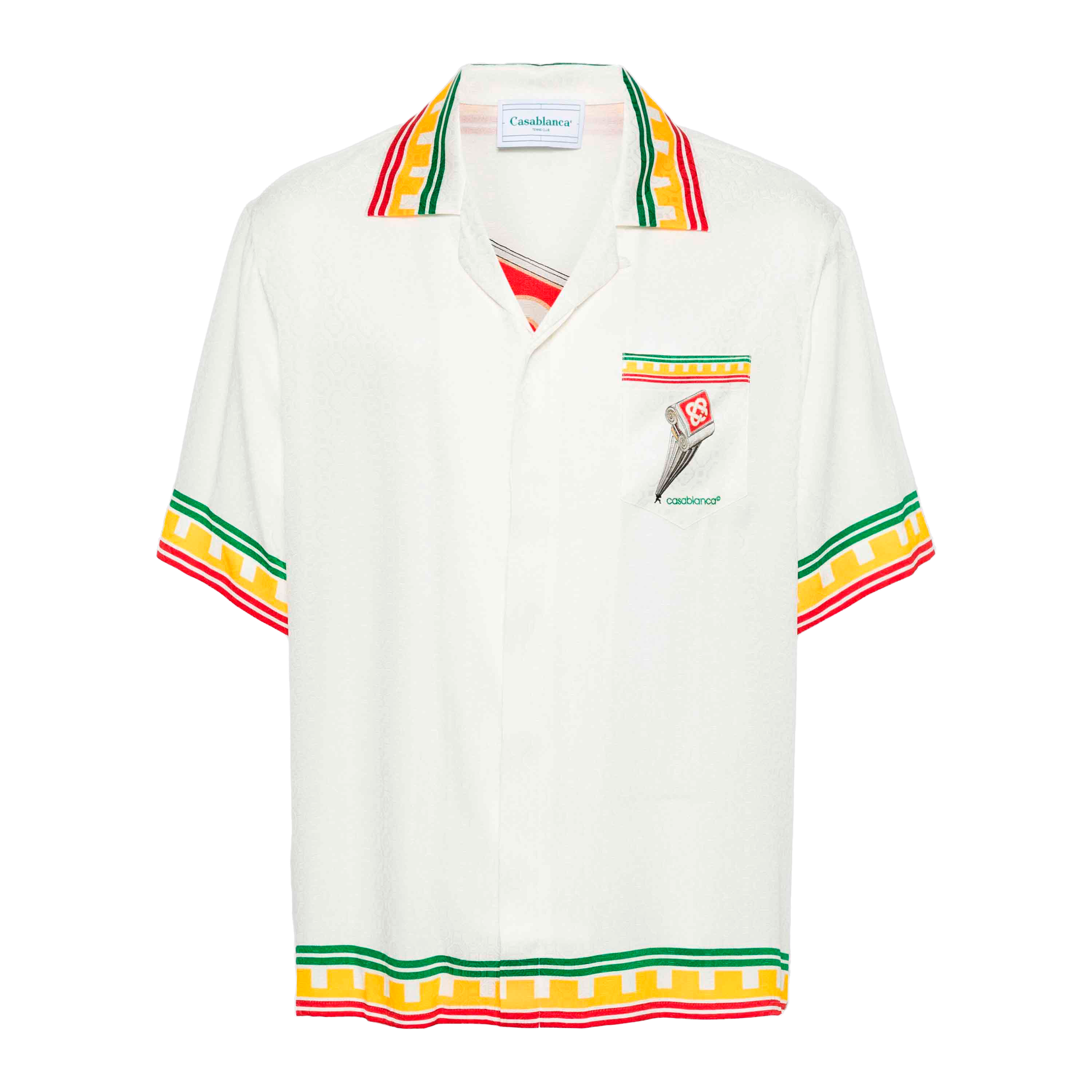 Camisa Beige Casablanca La Déesse Du Stade Silk