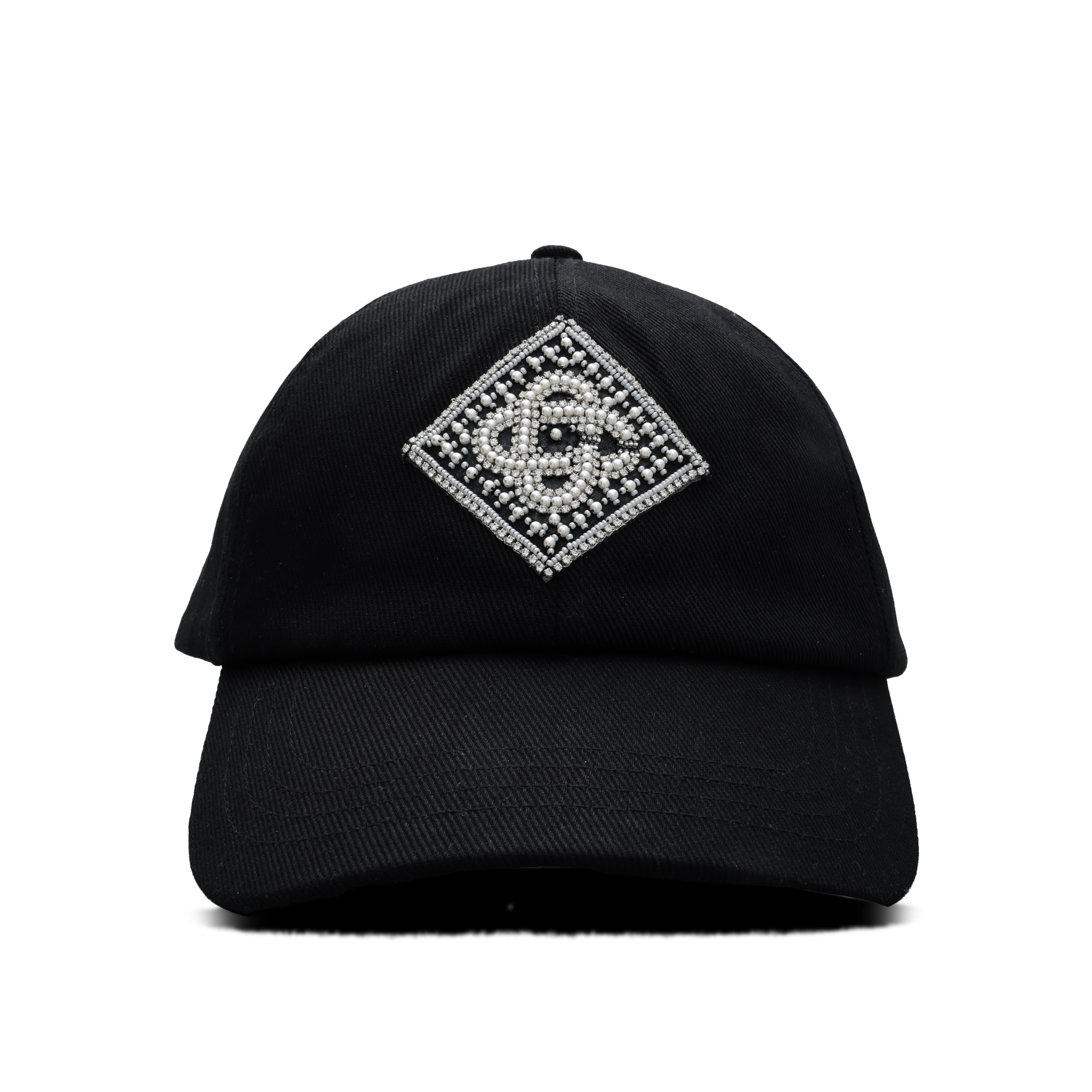 Gorra Negra Casablanca Pearl Diamond