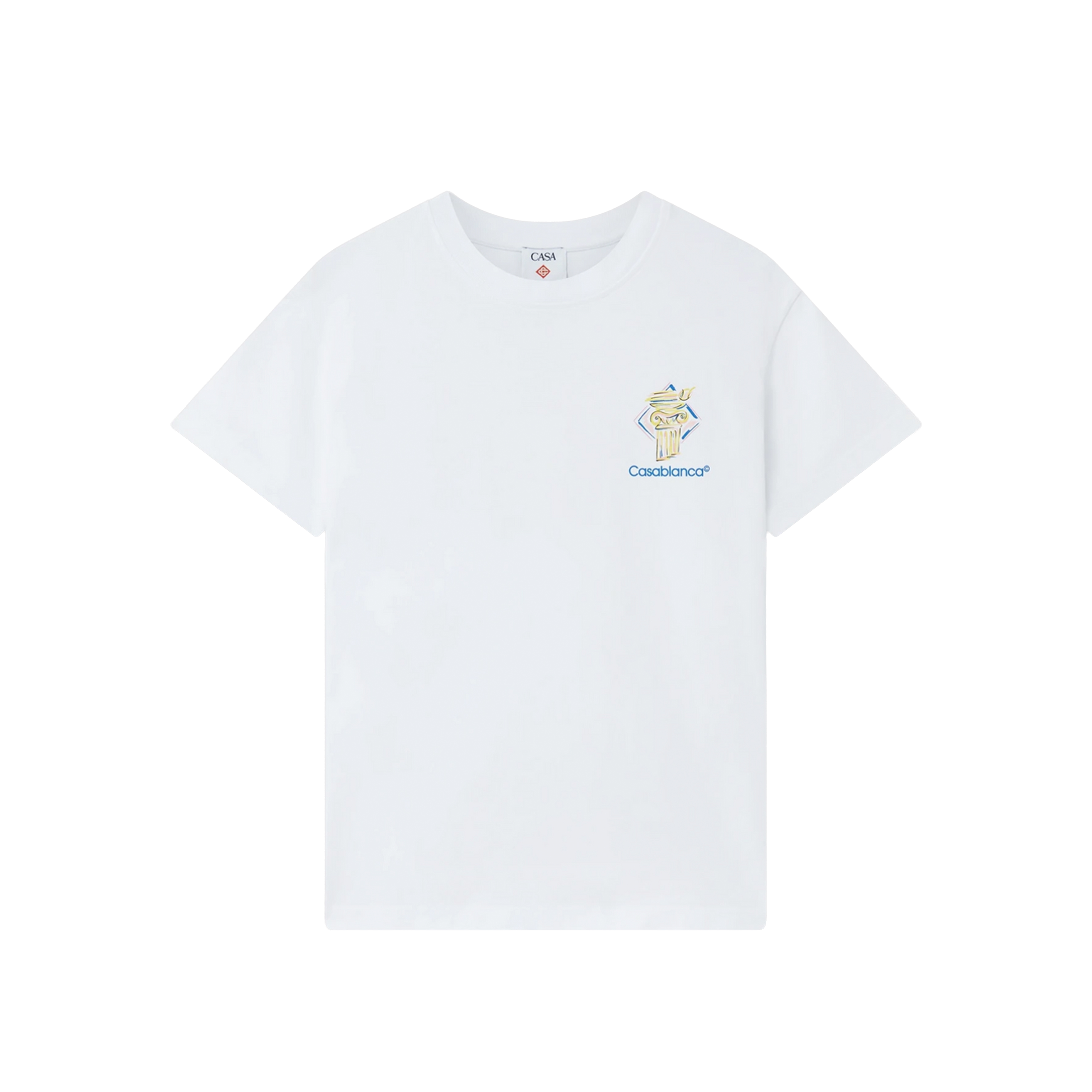 Camiseta Blanca Casablanca Diamond Column