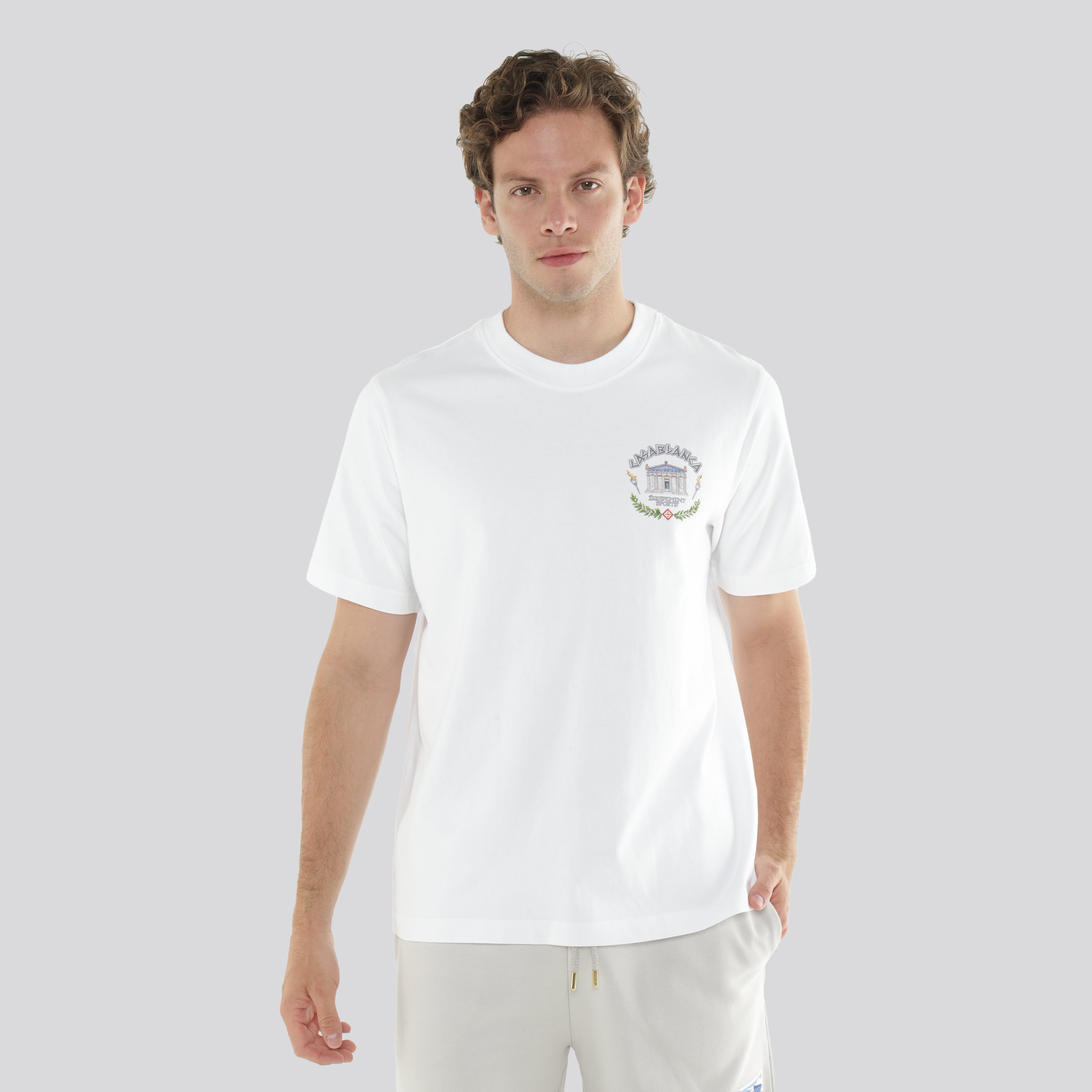 Camiseta Blanca Casablanca Le Temple Du Sport