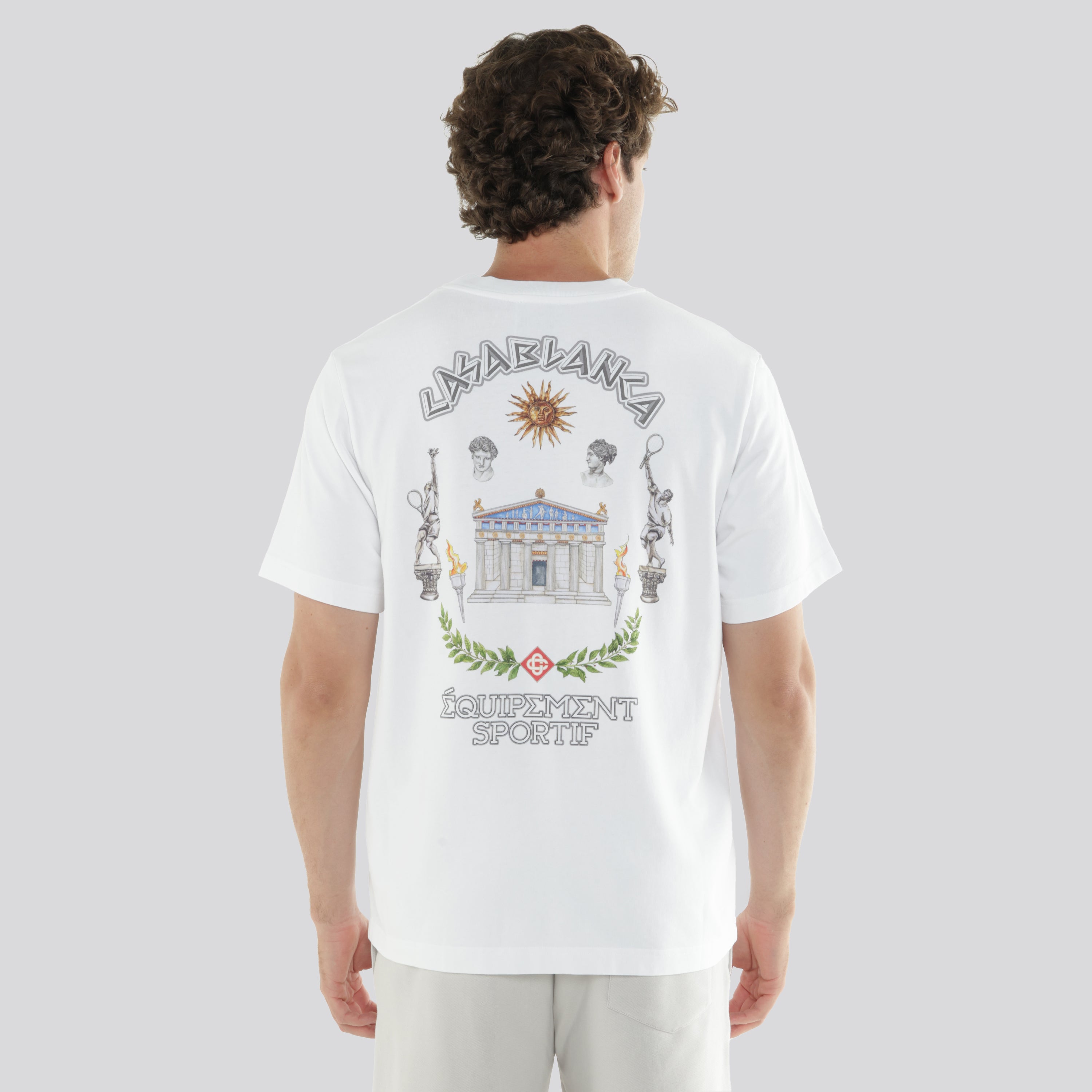 Camiseta Blanca Casablanca Le Temple Du Sport