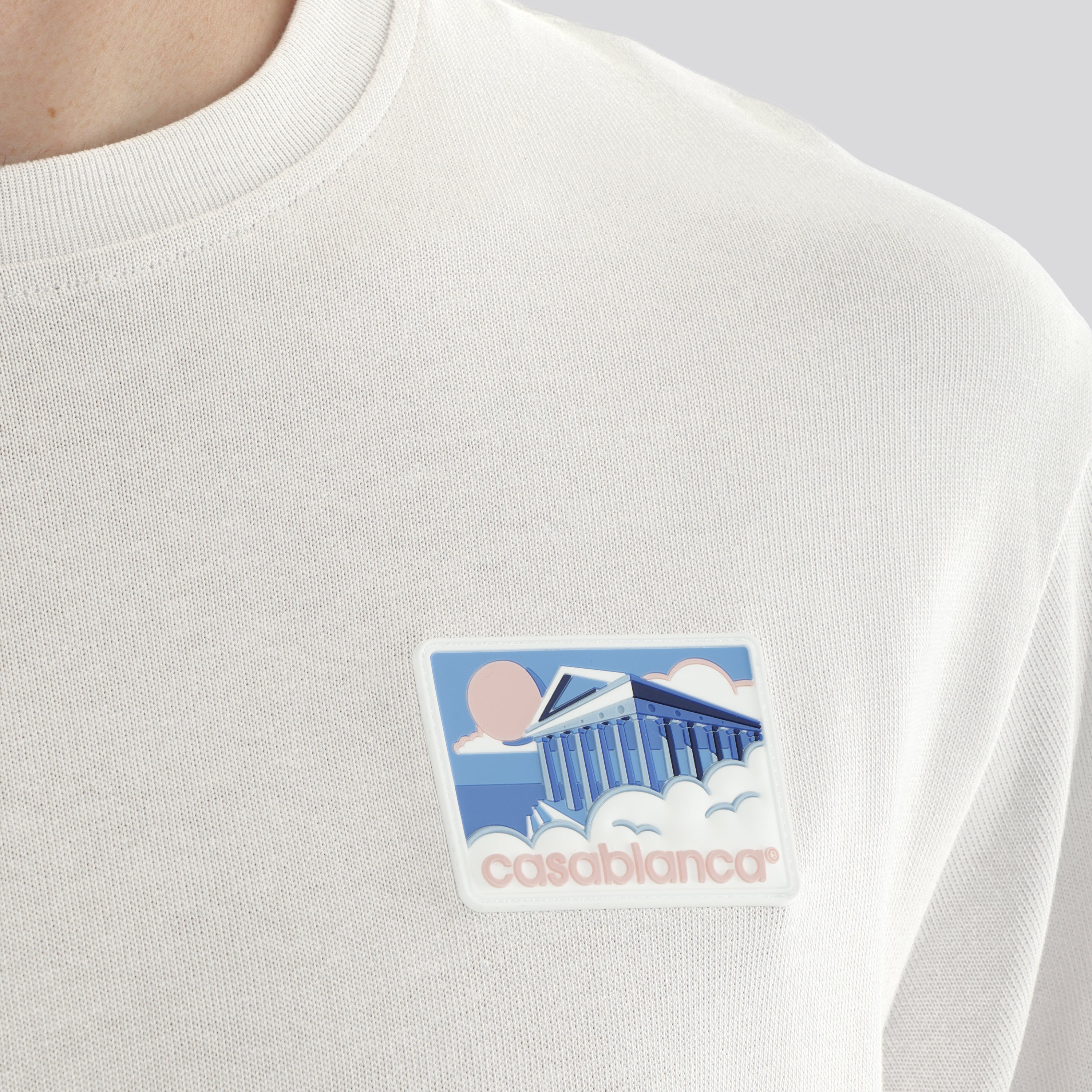 Camiseta Gris Casablanca Greek Temple