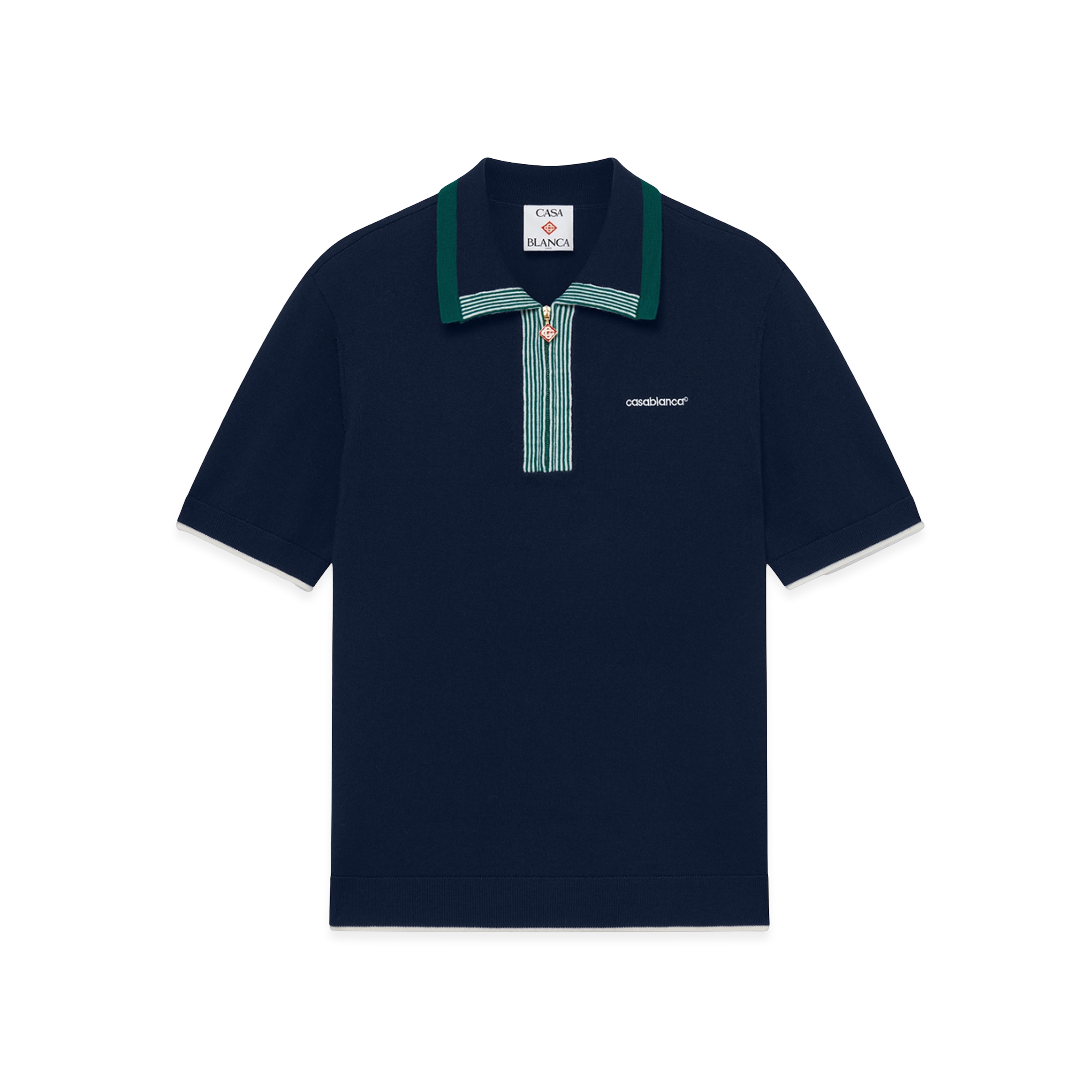 Camiseta tipo Polo Azul Casablanca