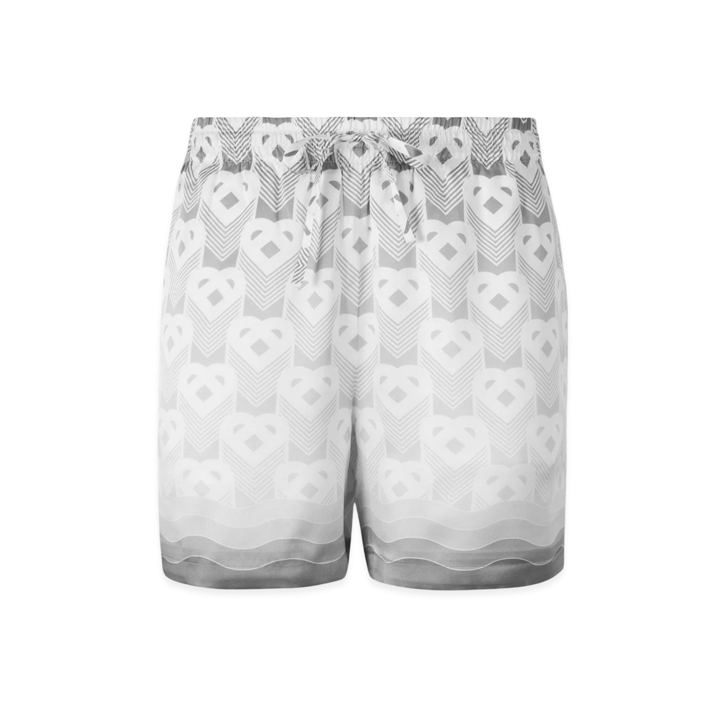 Short Gris Casablanca Gradient Heart Monogram