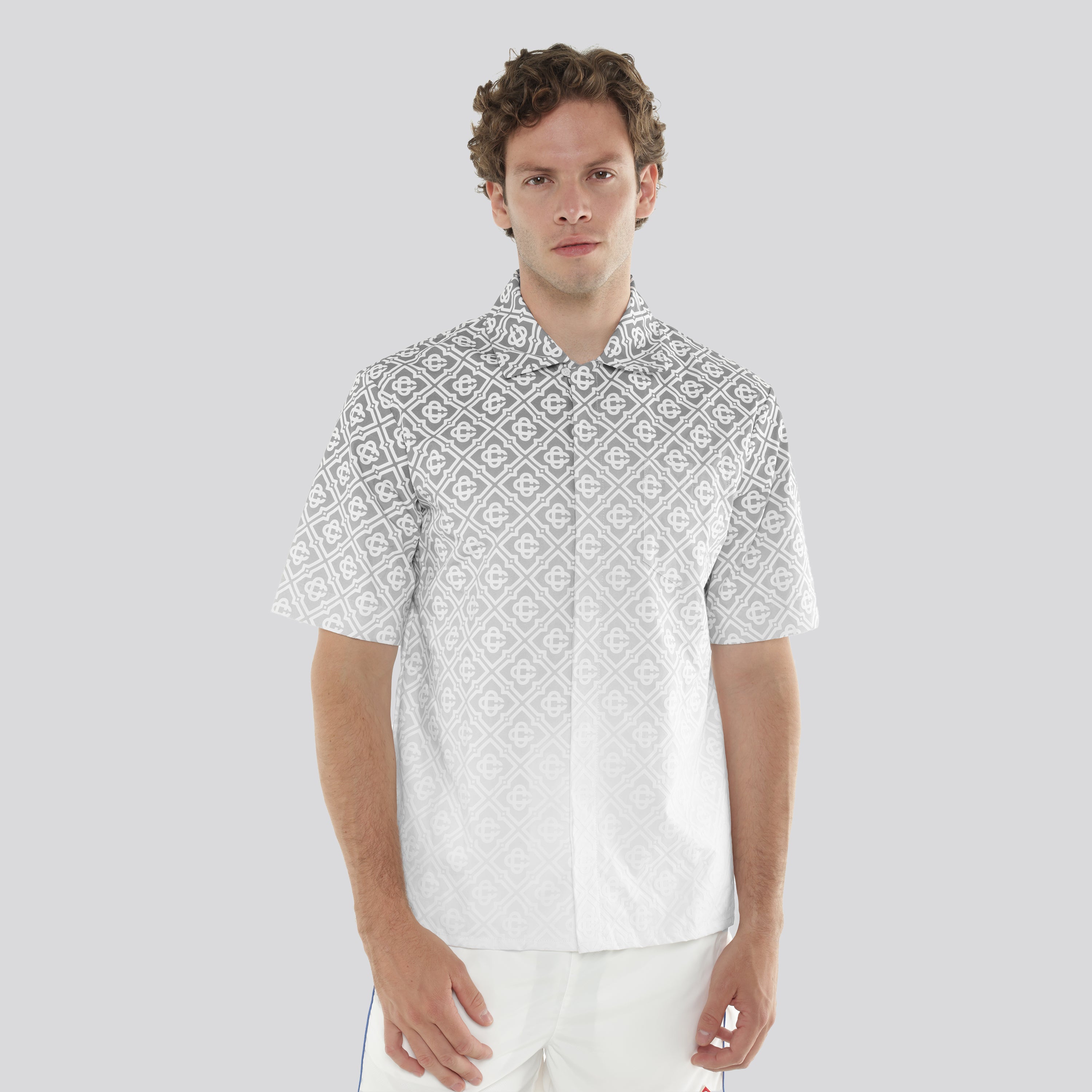 Camisa Gris Casablanca Monogram