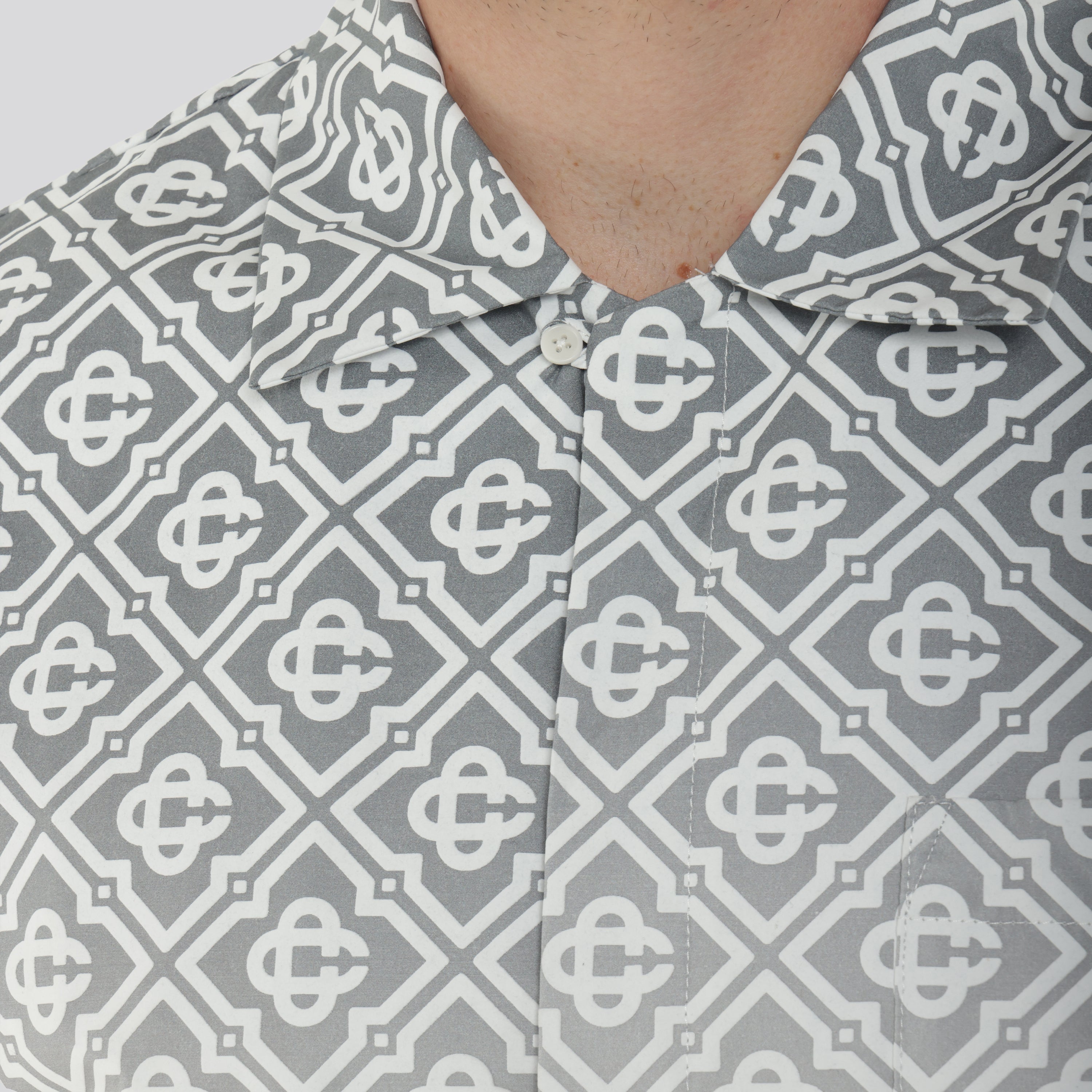 Camisa Gris Casablanca Monogram
