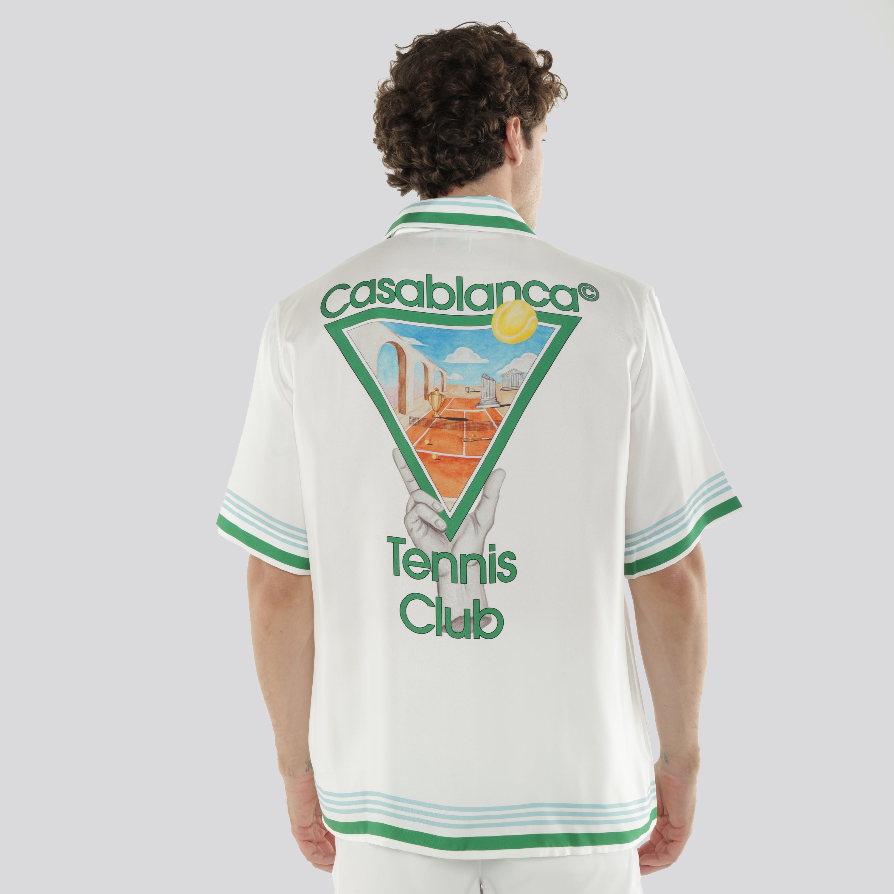 Camisa Blanca Casablanca Metaphysical Tennis Icon