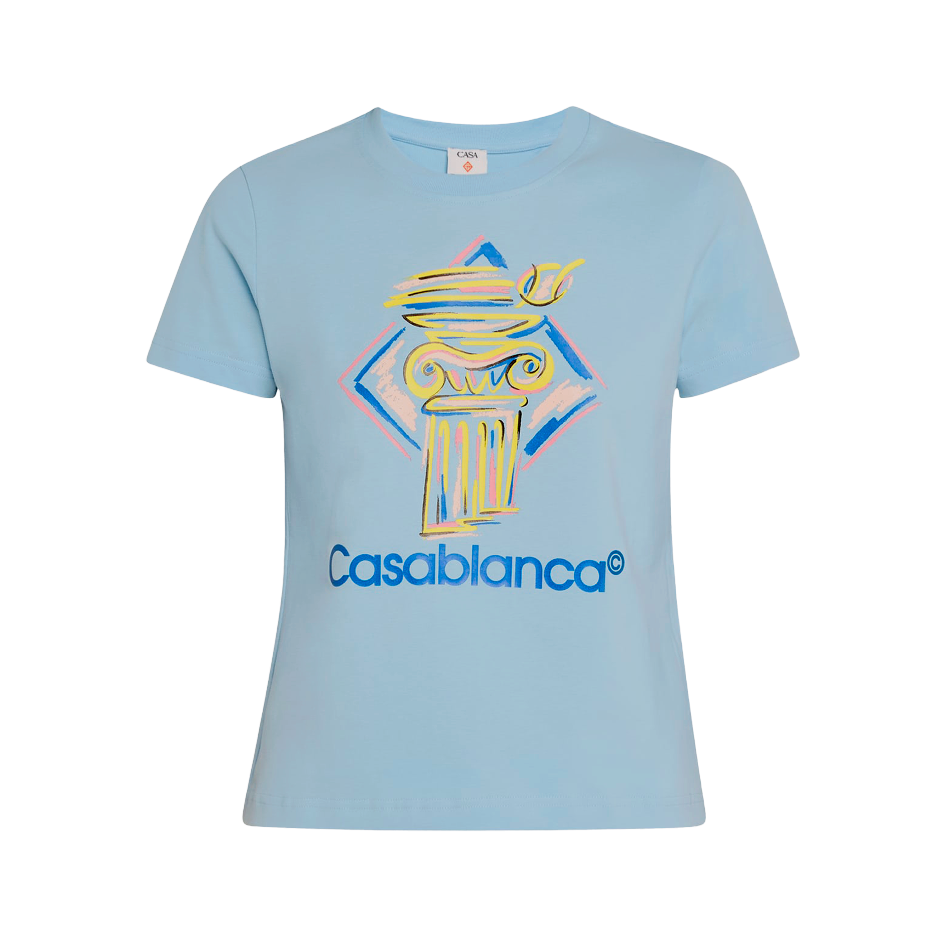 Camiseta Celeste Casablanca Diamond Column